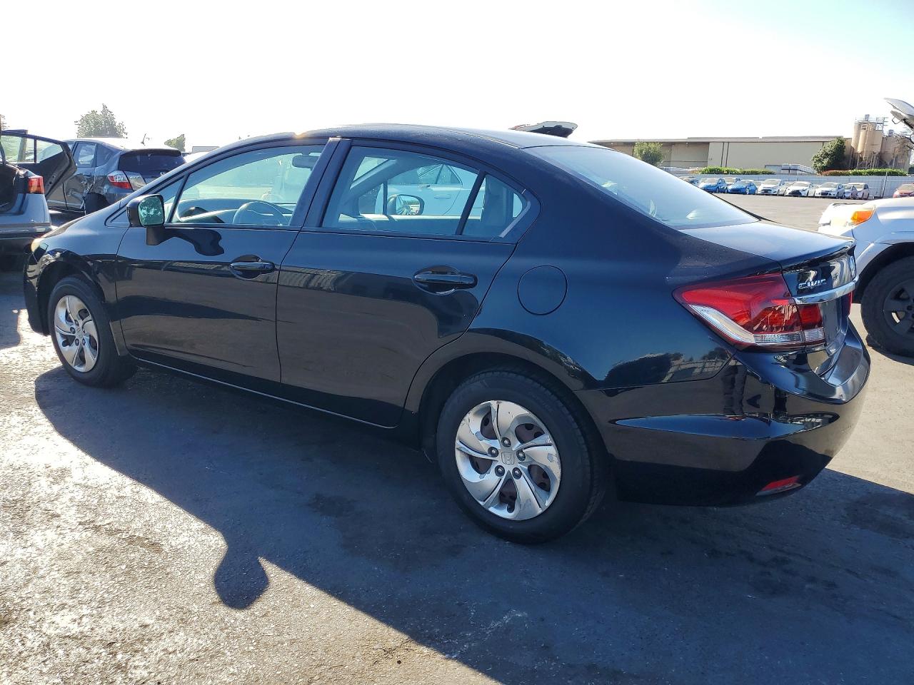 2014 Honda Civic Lx Black vin: 19XFB2F52EE214540