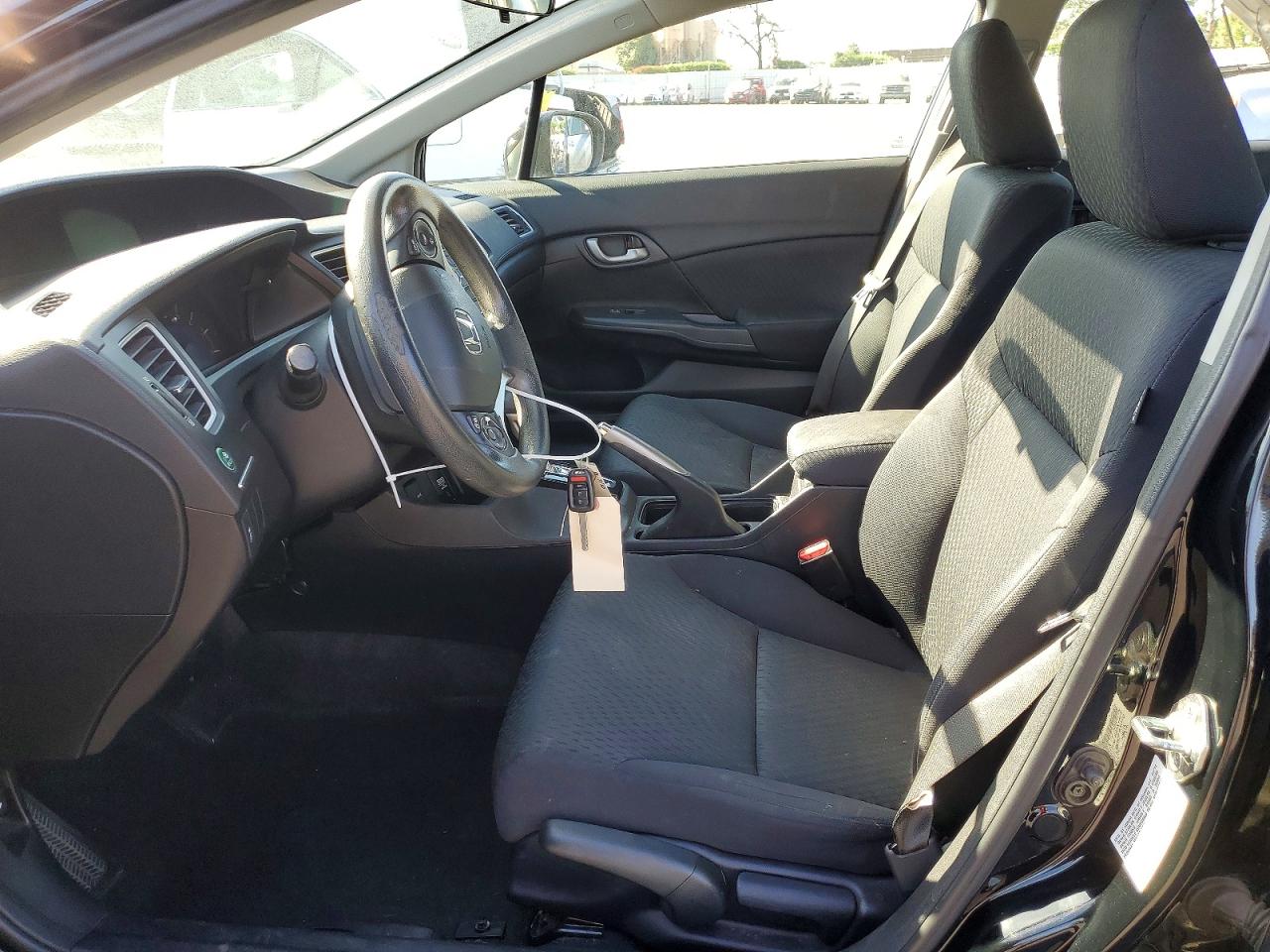 2014 Honda Civic Lx Black vin: 19XFB2F52EE214540