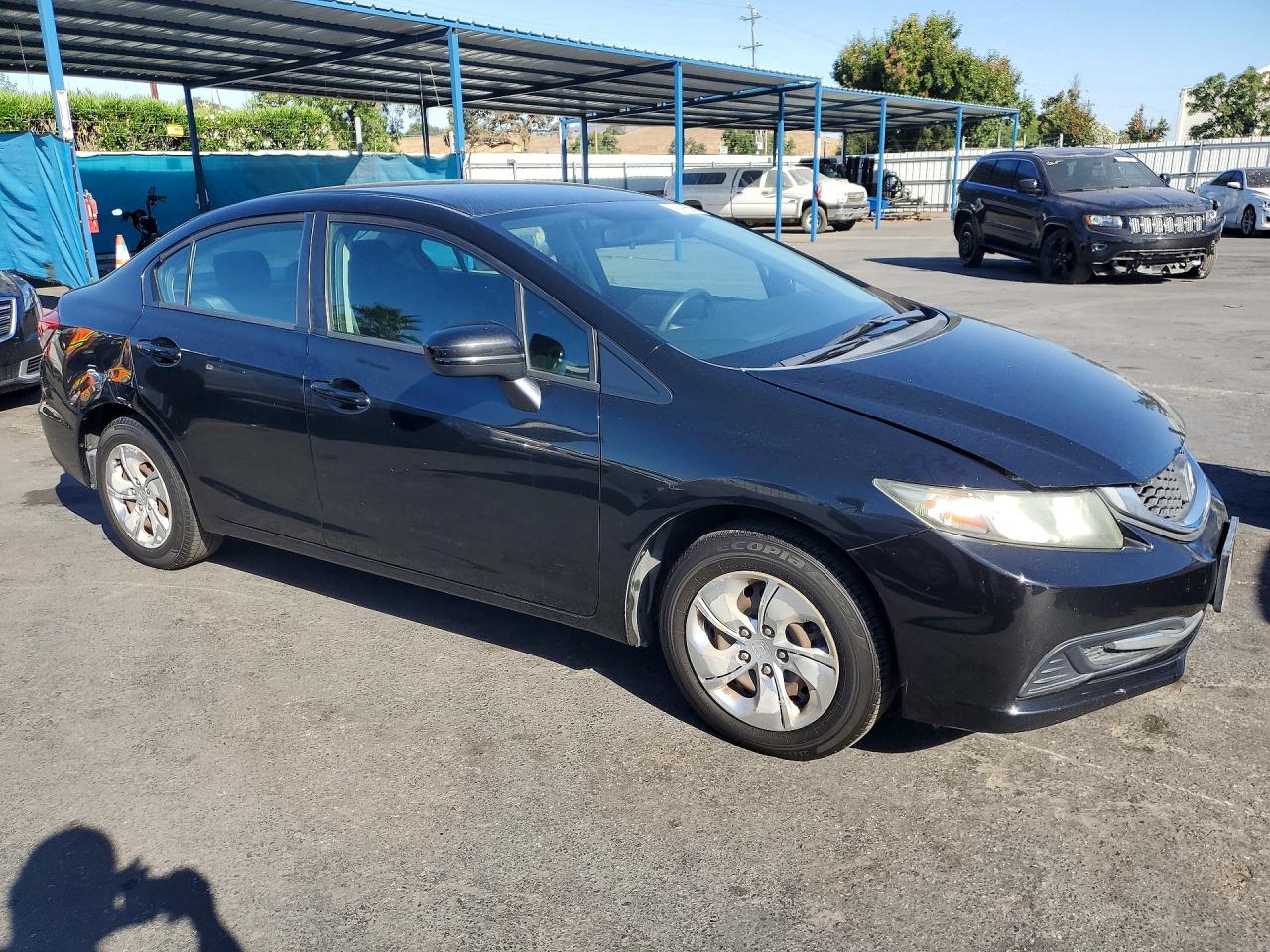 2014 Honda Civic Lx Black vin: 19XFB2F52EE214540