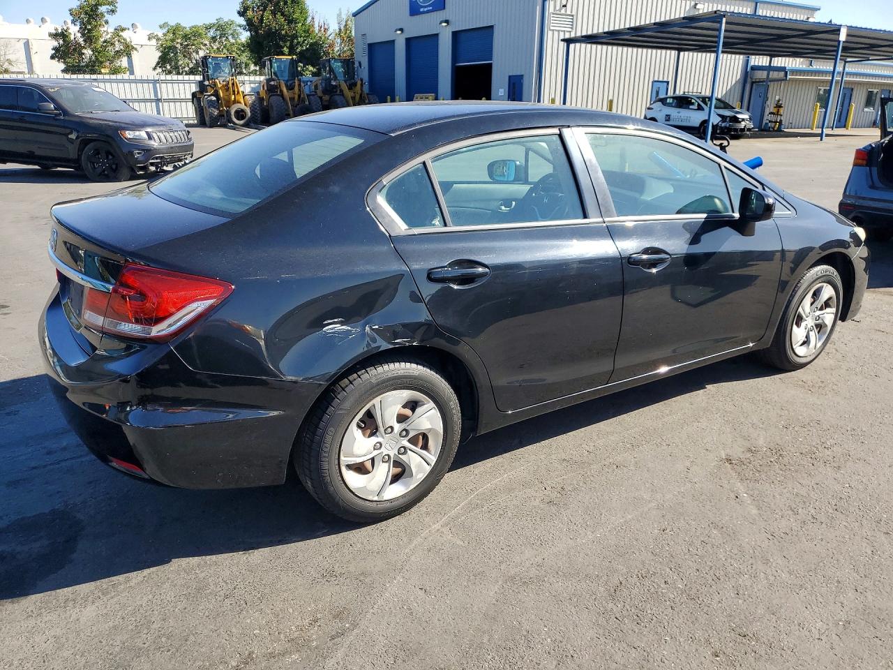 2014 Honda Civic Lx Black vin: 19XFB2F52EE214540