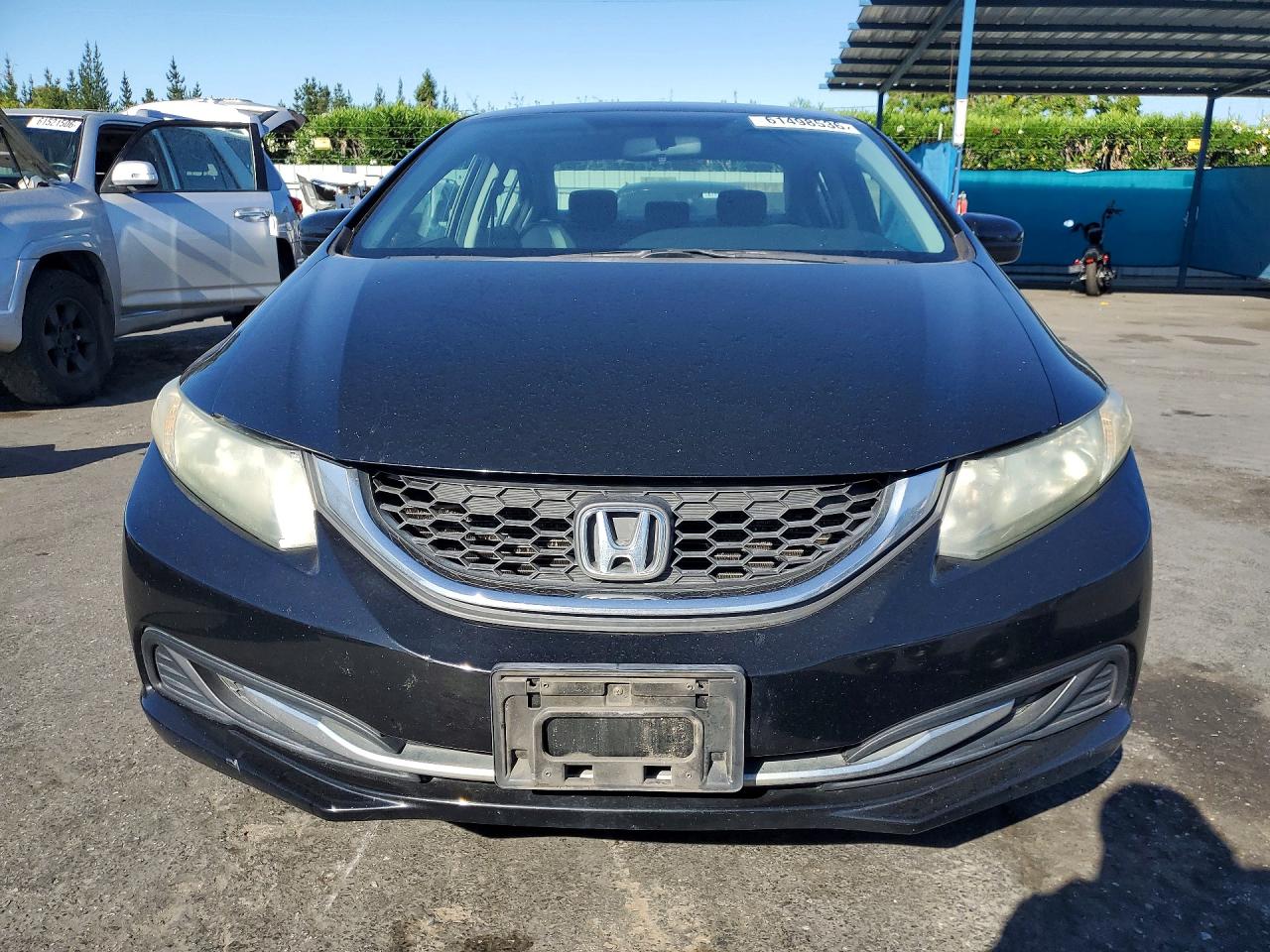 2014 Honda Civic Lx Black vin: 19XFB2F52EE214540