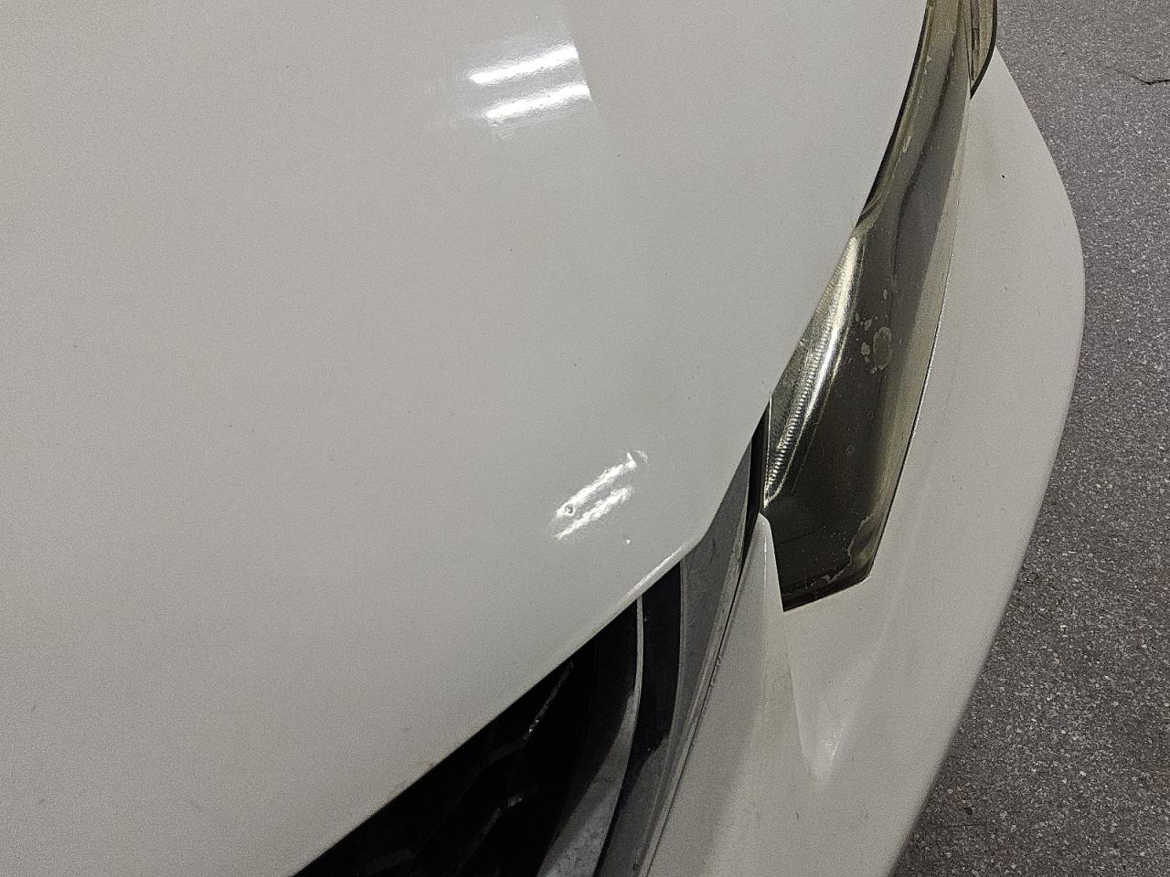 2014 Honda Civic Lx White vin: 19XFB2F52EE216420 Damage: Hood, Previous Repair, Substandard Repair