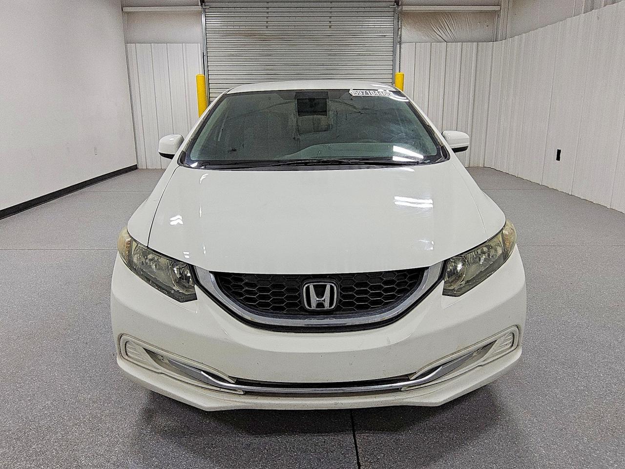 2014 Honda Civic Lx White vin: 19XFB2F52EE216420