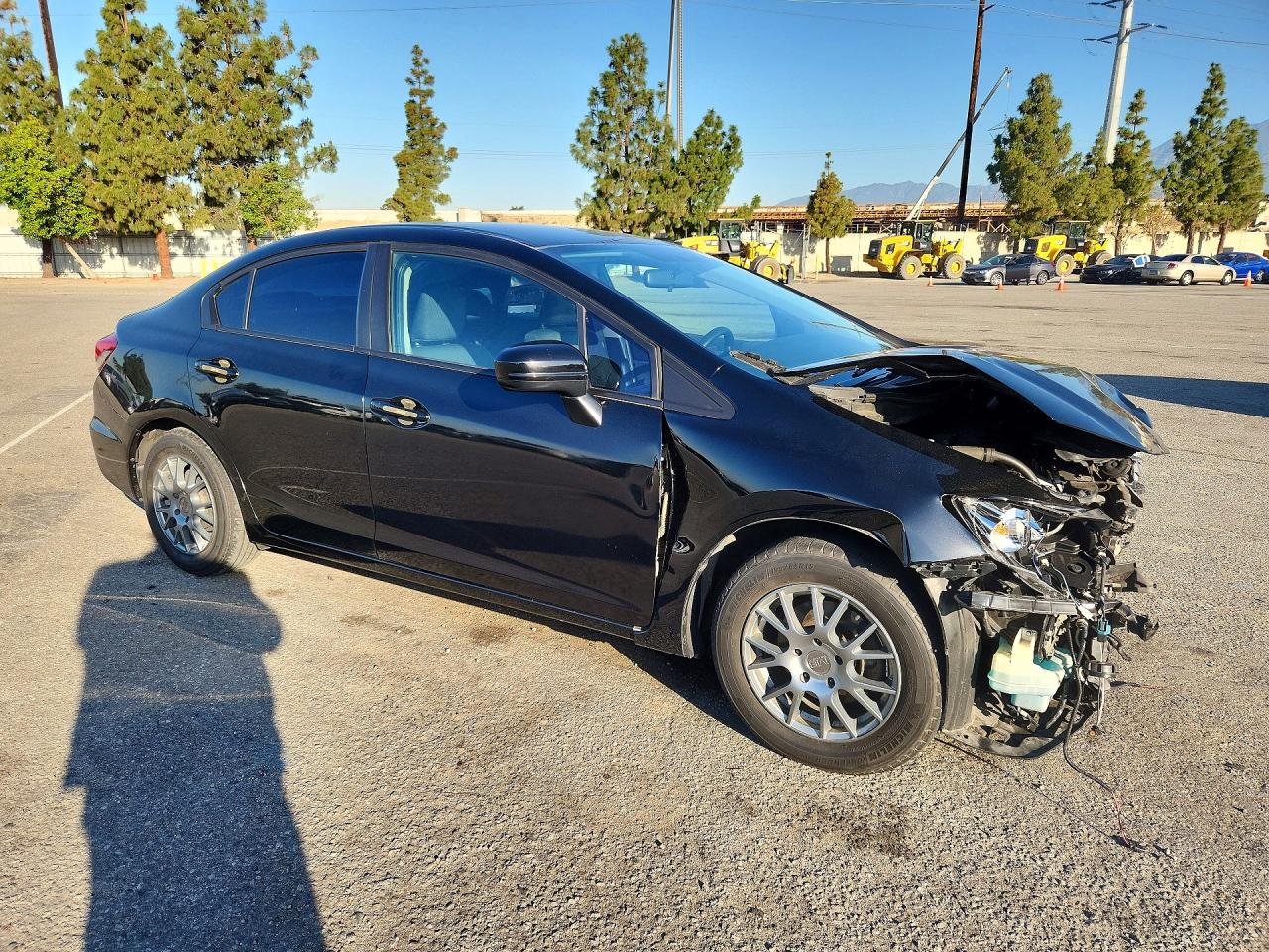 2014 Honda Civic Lx Черный vin: 19XFB2F52EE238580