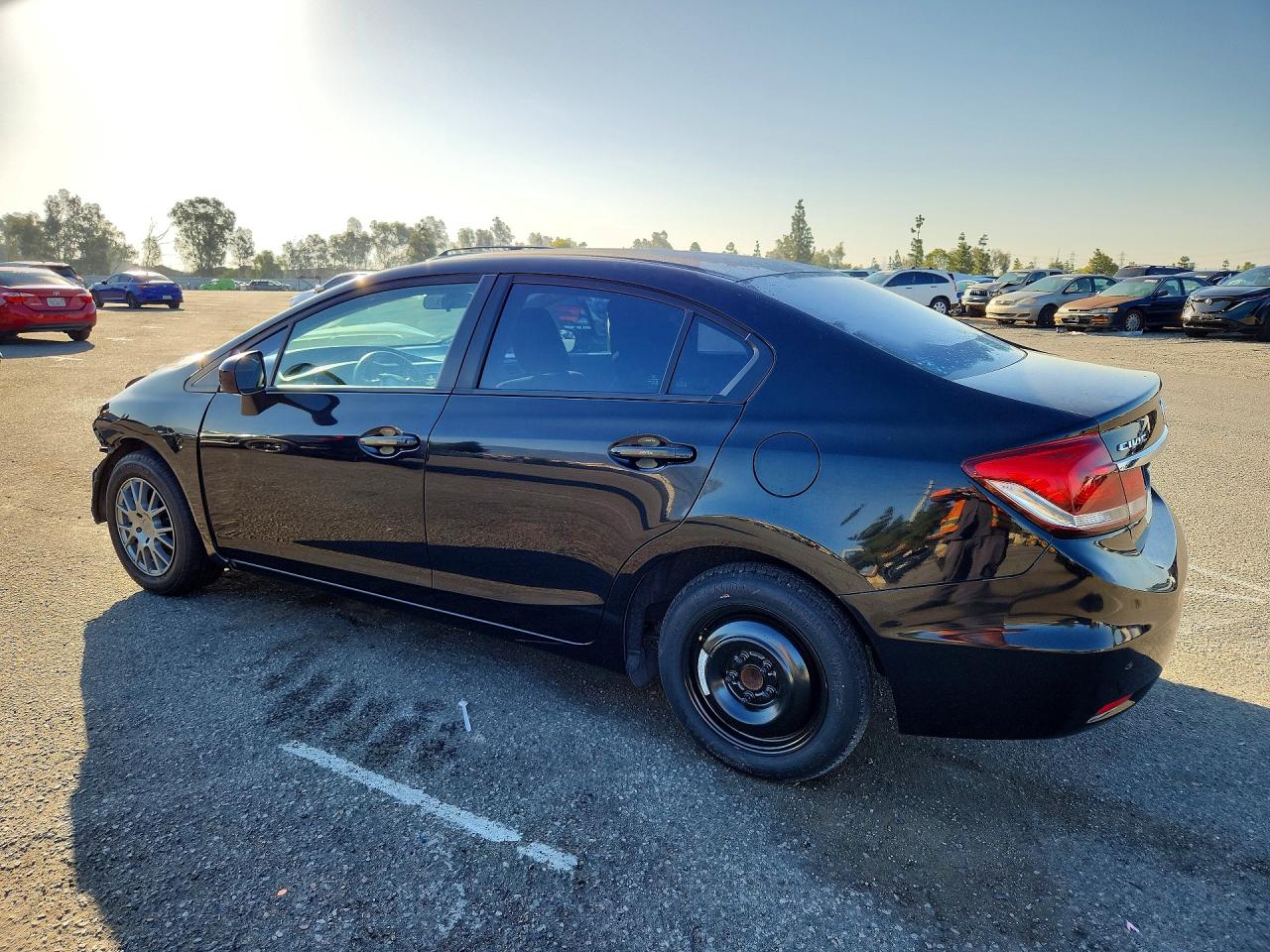 2014 Honda Civic Lx Черный vin: 19XFB2F52EE238580