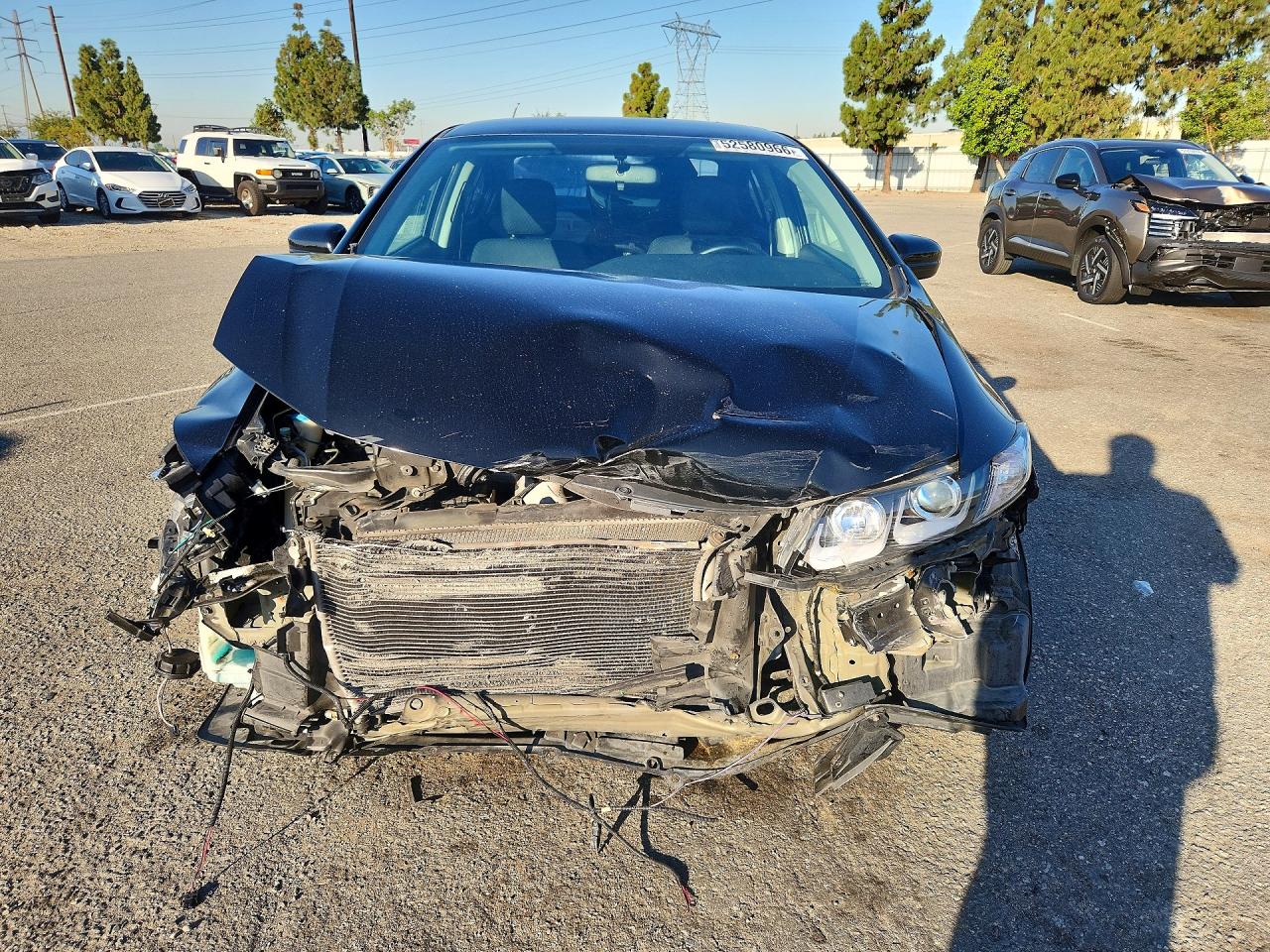 2014 Honda Civic Lx Черный vin: 19XFB2F52EE238580