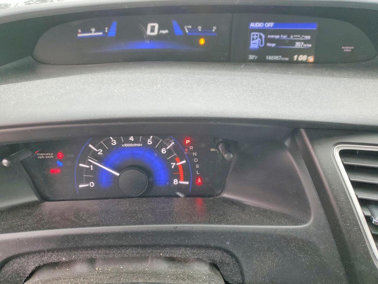 2014 Honda Civic Lx Gray vin: 19XFB2F52EE254178