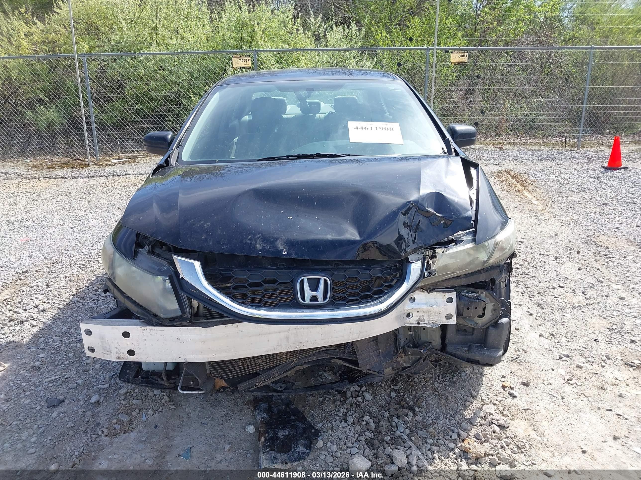 2015 Honda Civic Lx Черный vin: 19XFB2F52FE001380