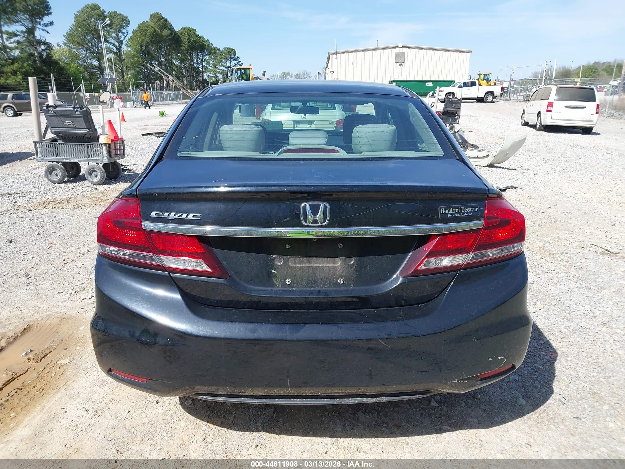 2015 Honda Civic Lx Черный vin: 19XFB2F52FE001380