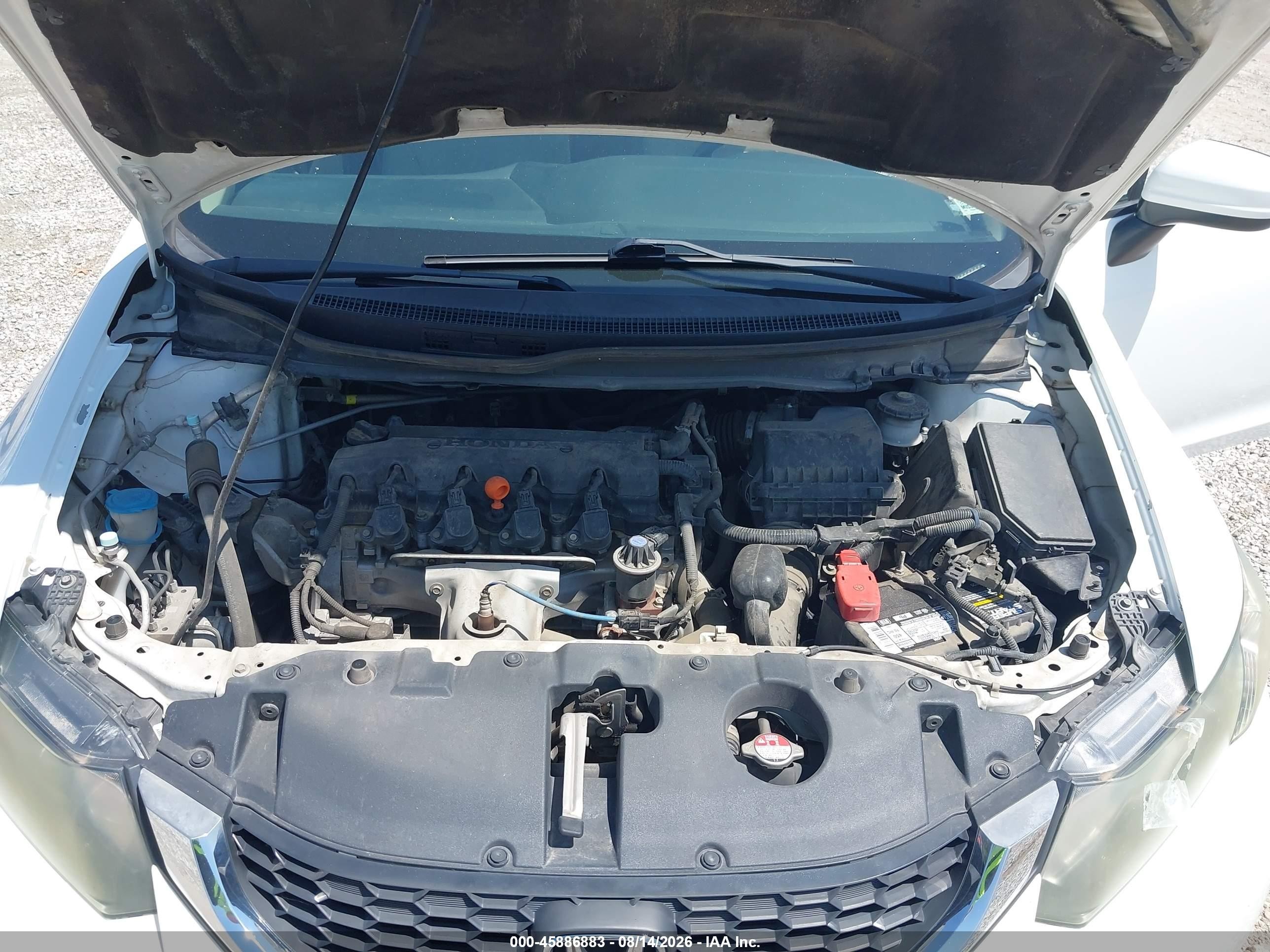 2015 Honda Civic Lx White vin: 19XFB2F52FE004036