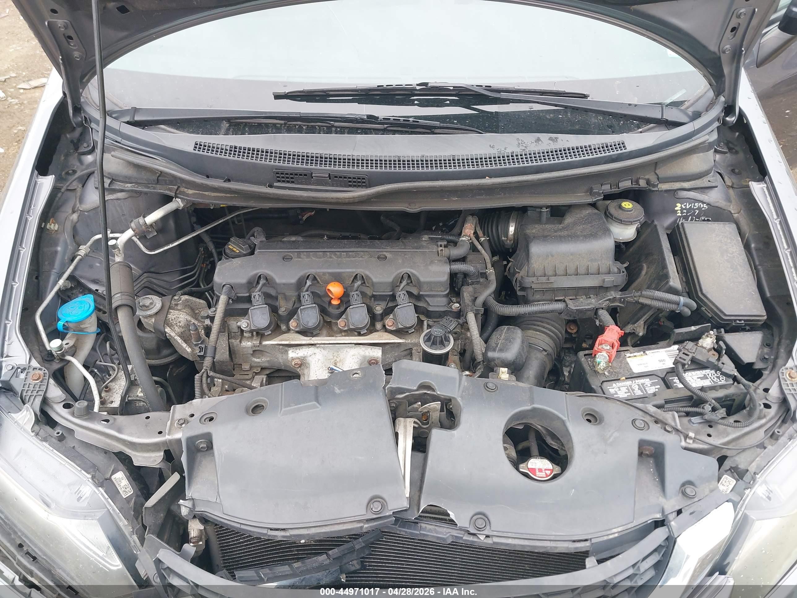 2015 Honda Civic Lx Gray vin: 19XFB2F52FE016977