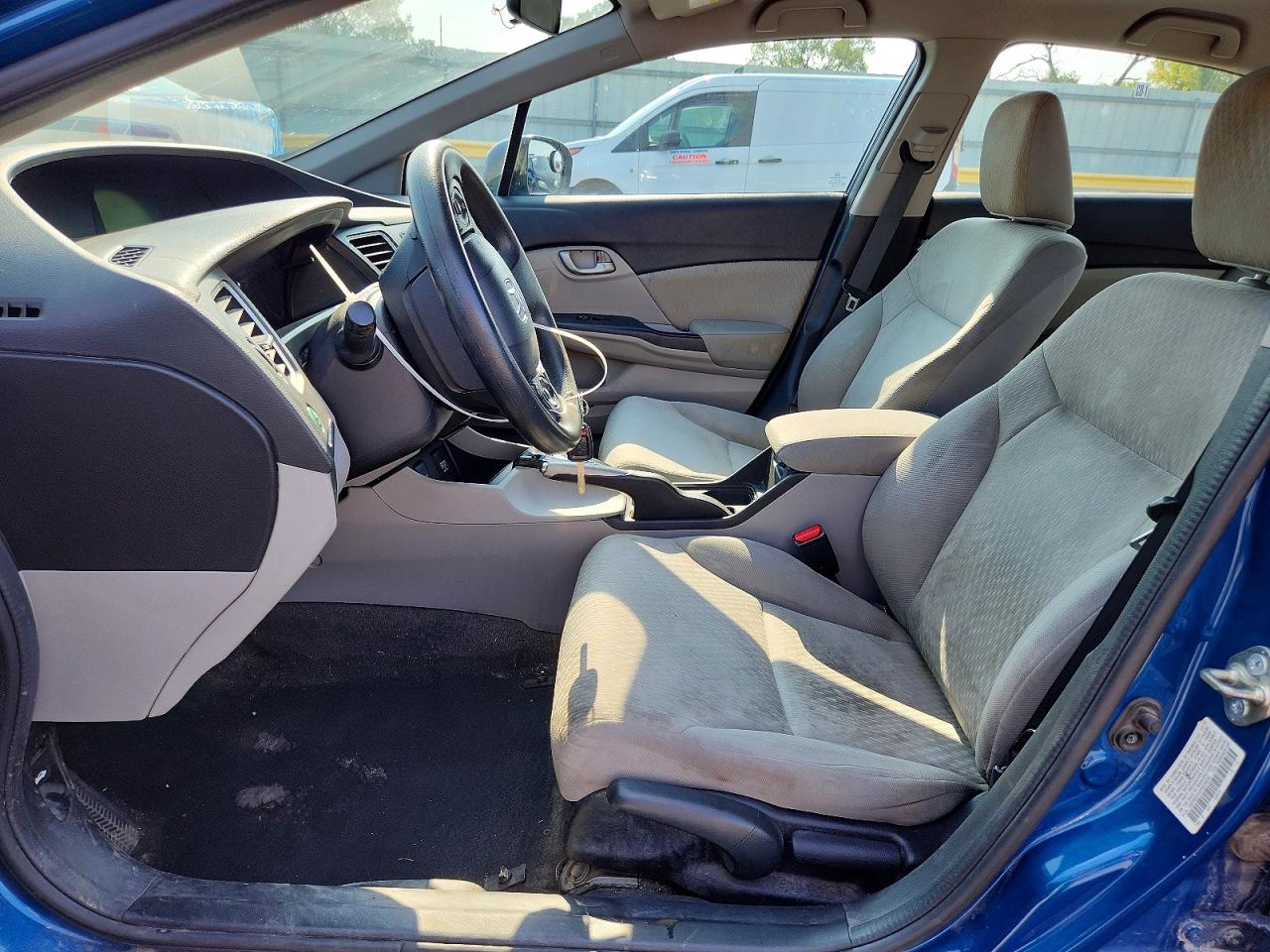 2015 Honda Civic Lx Blue vin: 19XFB2F52FE018230