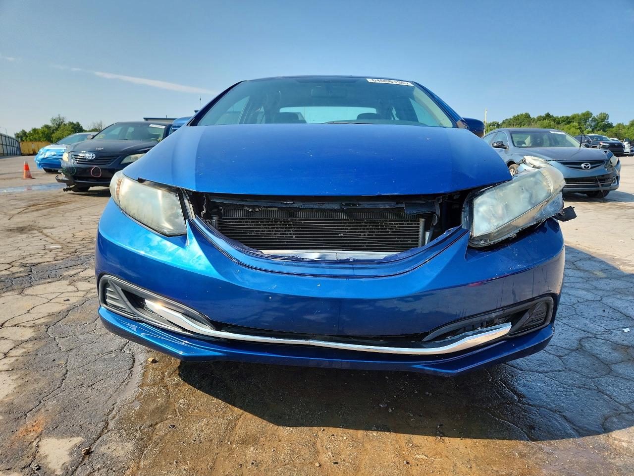2015 Honda Civic Lx Blue vin: 19XFB2F52FE018230