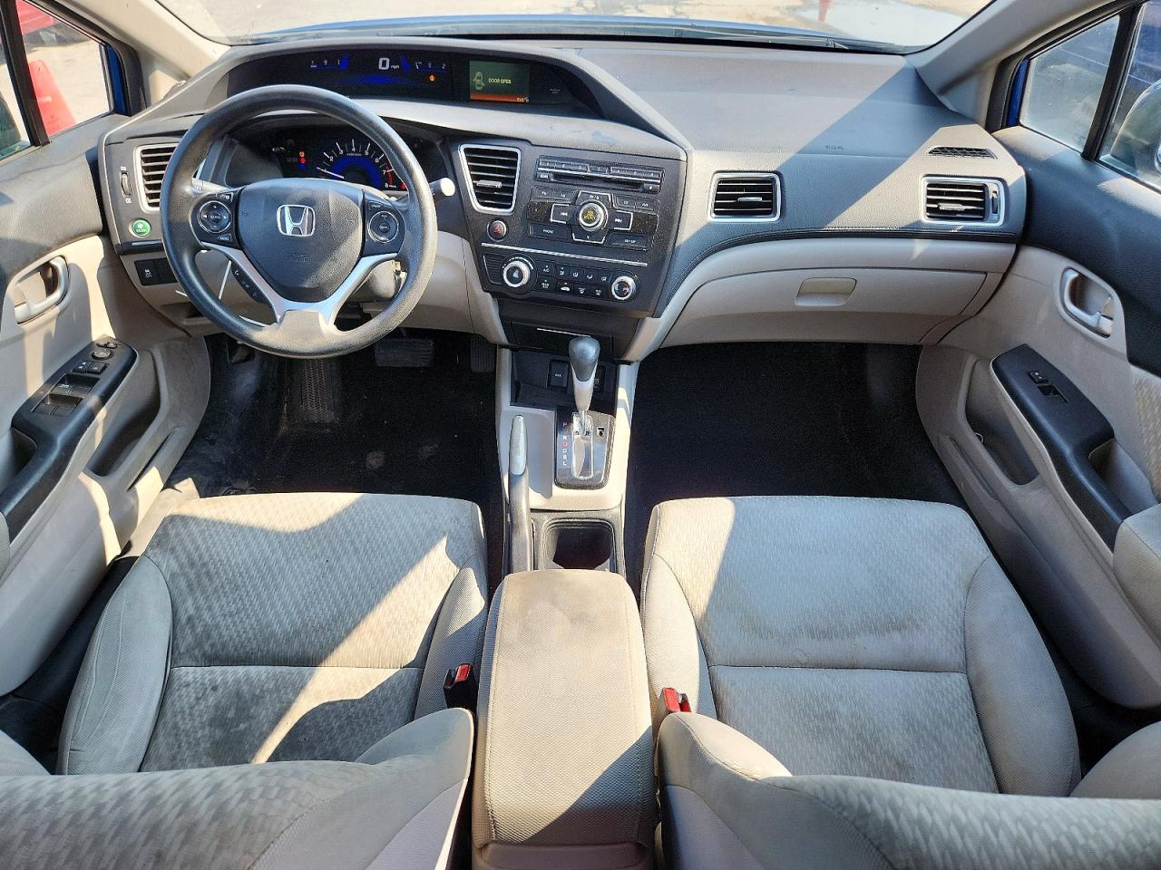 2015 Honda Civic Lx Blue vin: 19XFB2F52FE018230
