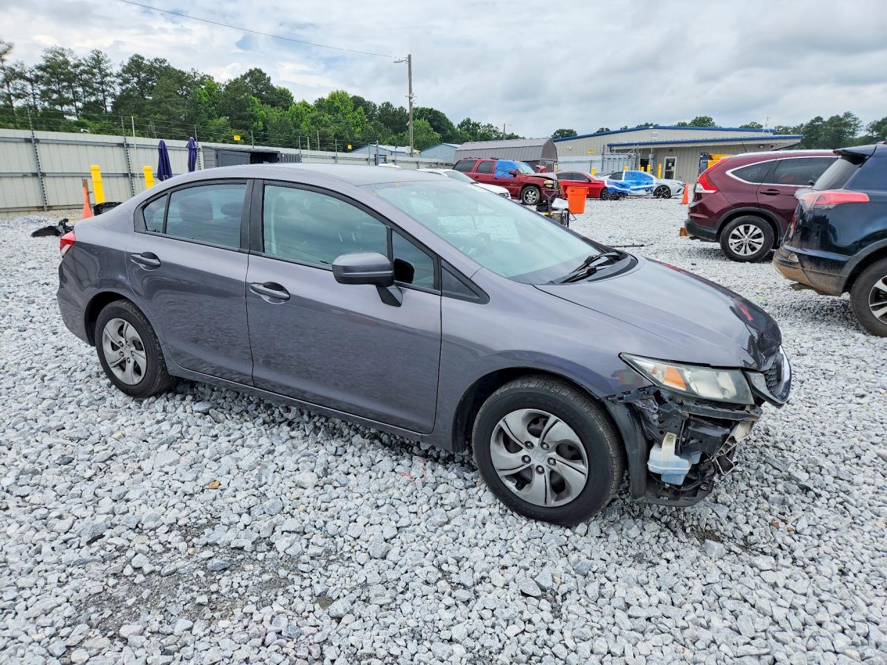 2015 Honda Civic Lx Charcoal vin: 19XFB2F52FE023315