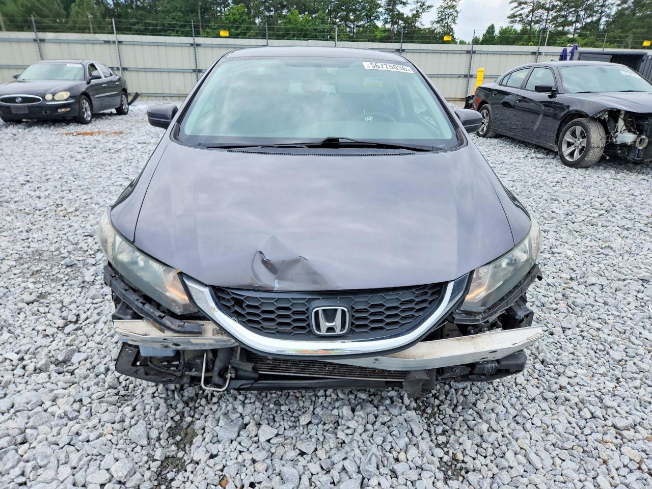 2015 Honda Civic Lx Charcoal vin: 19XFB2F52FE023315