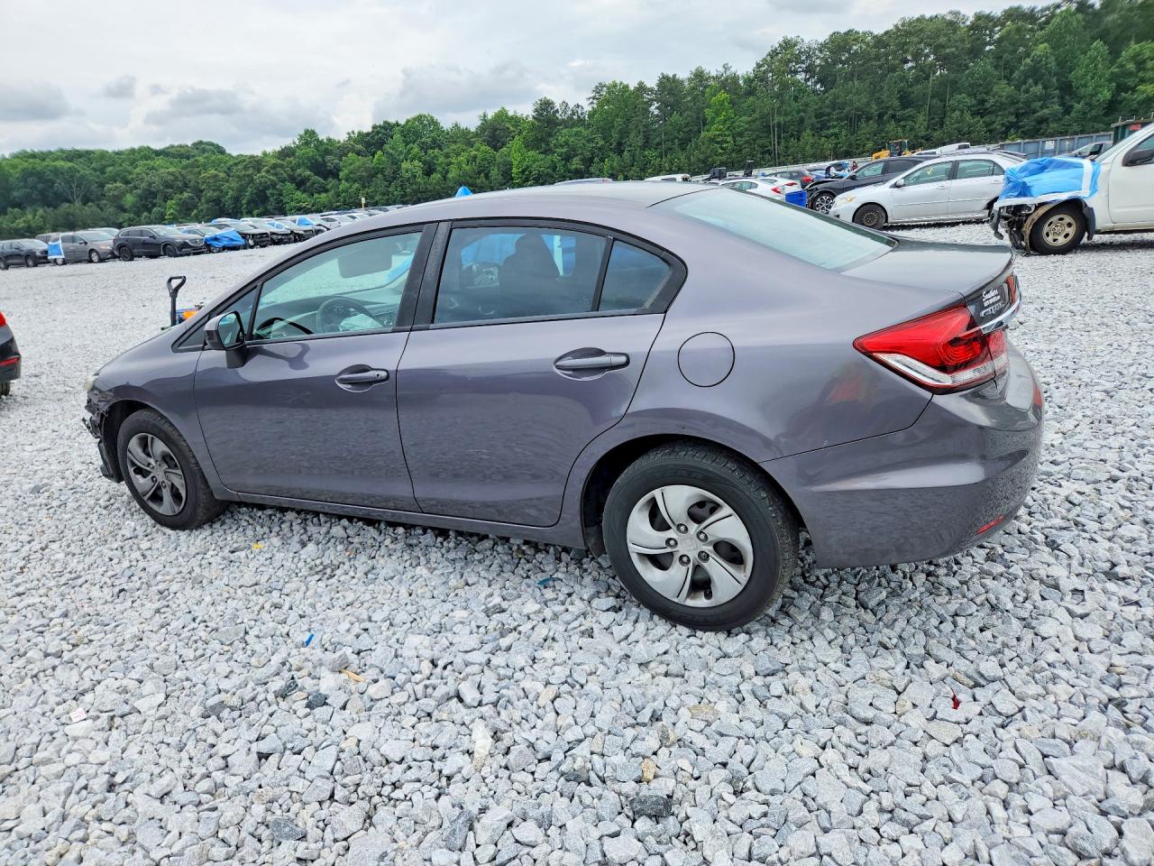 2015 Honda Civic Lx Charcoal vin: 19XFB2F52FE023315