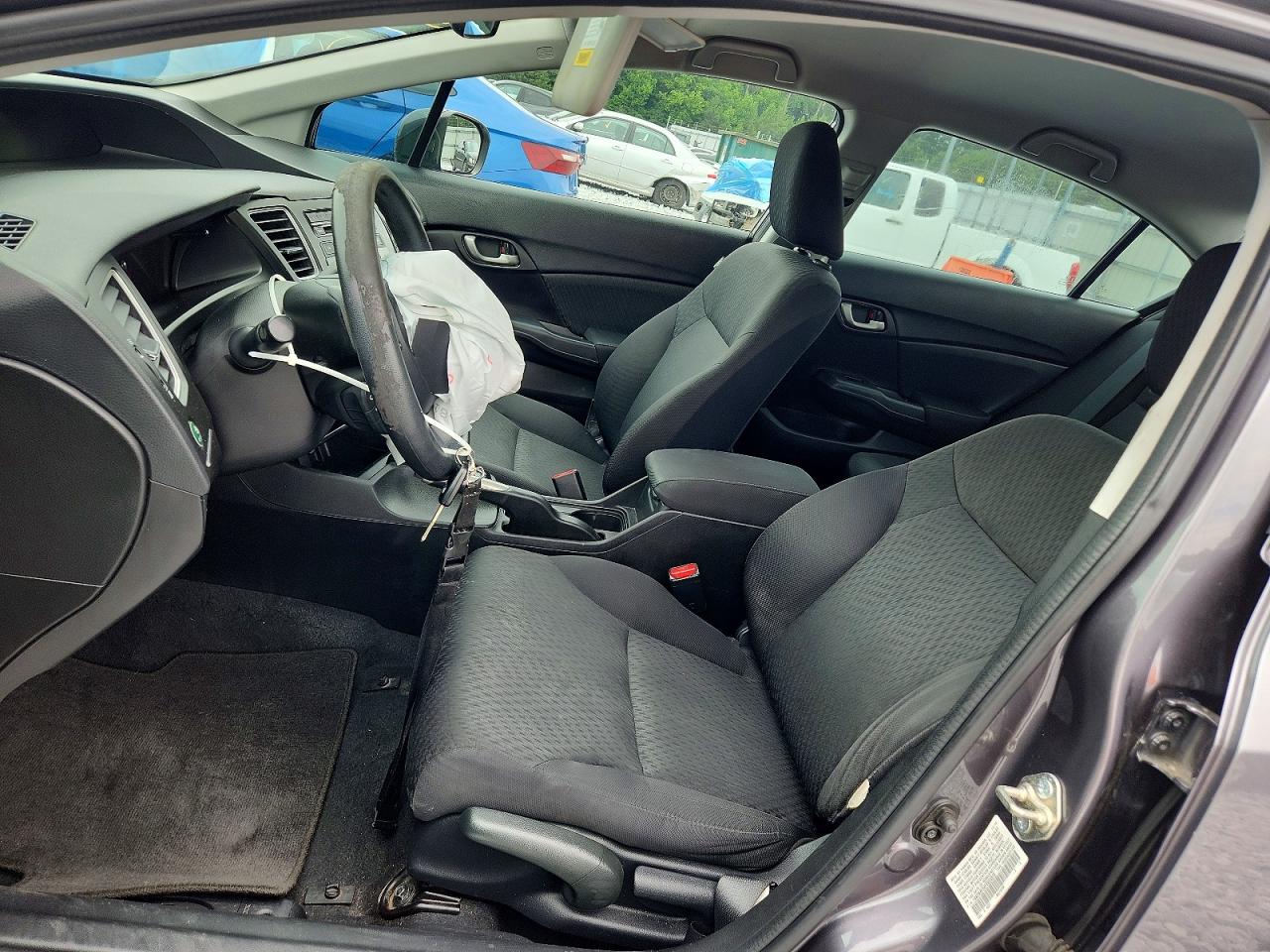 2015 Honda Civic Lx Charcoal vin: 19XFB2F52FE023315