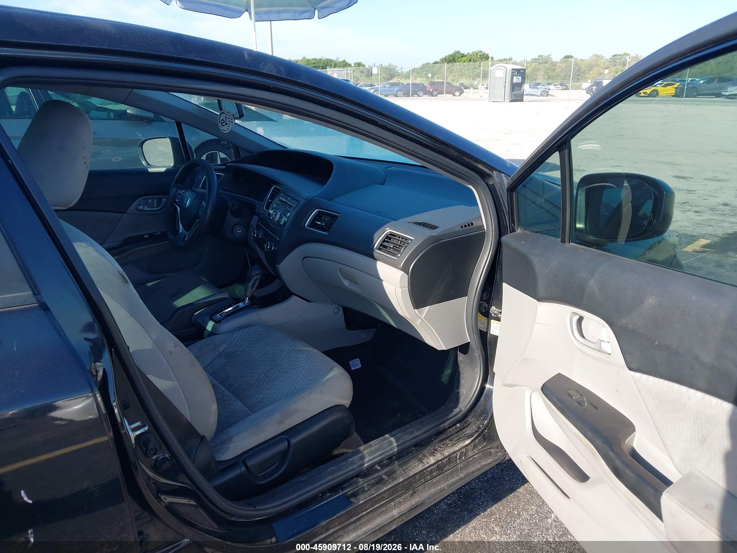 2015 Honda Civic Lx Black vin: 19XFB2F52FE037635