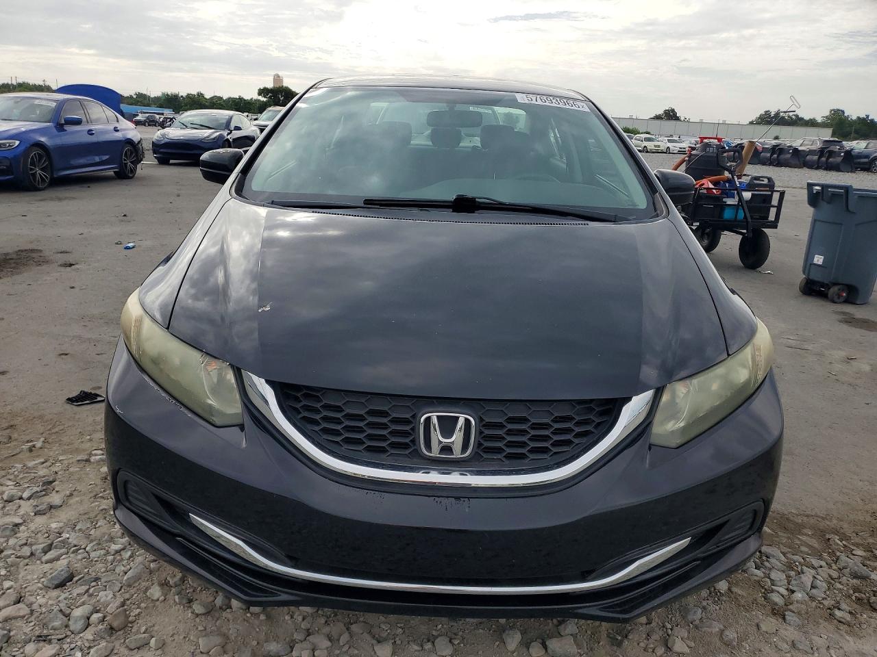 2015 Honda Civic Lx Black vin: 19XFB2F52FE037795