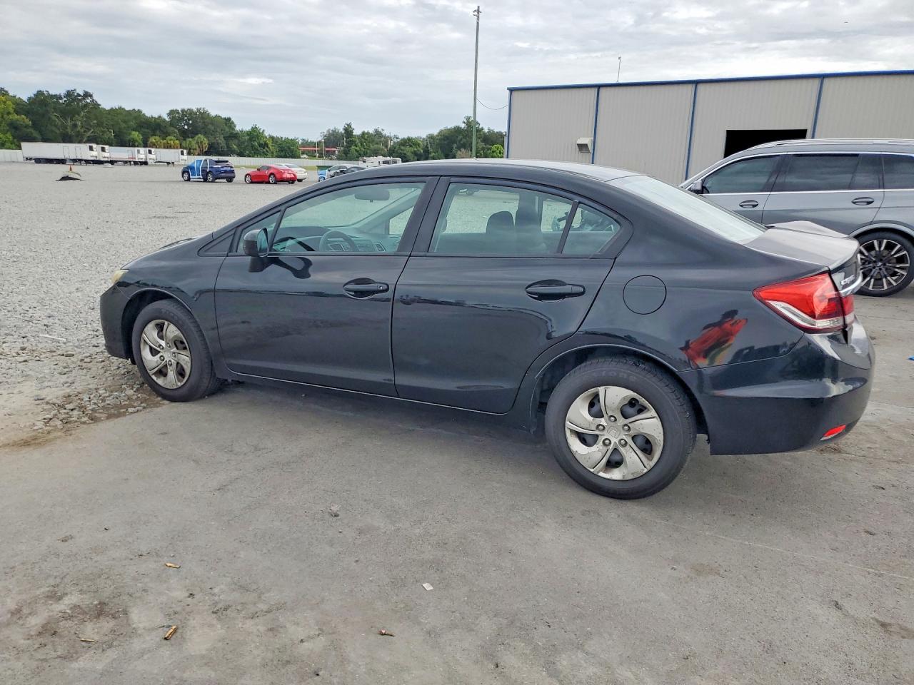 2015 Honda Civic Lx Black vin: 19XFB2F52FE037795
