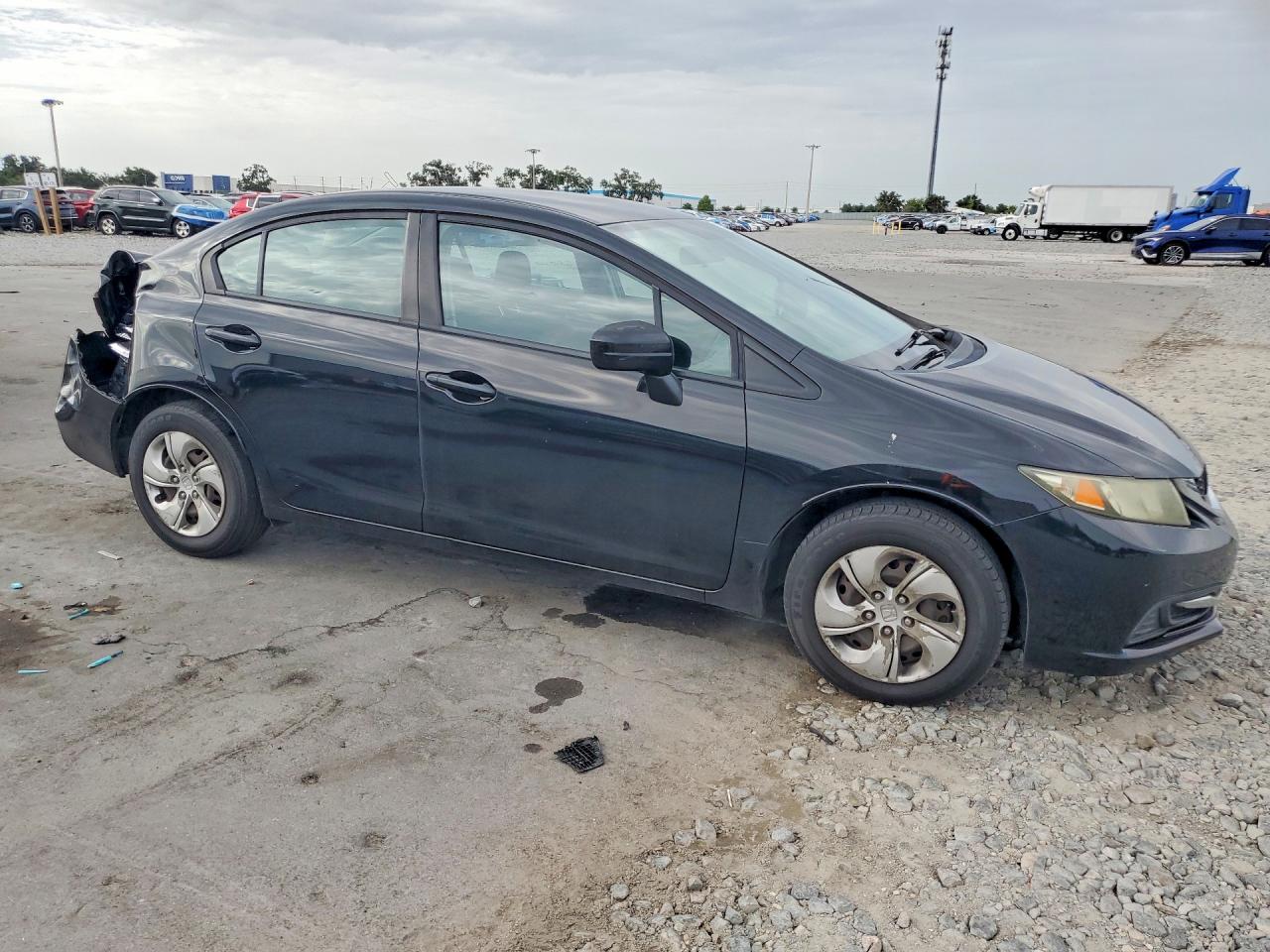 2015 Honda Civic Lx Black vin: 19XFB2F52FE037795