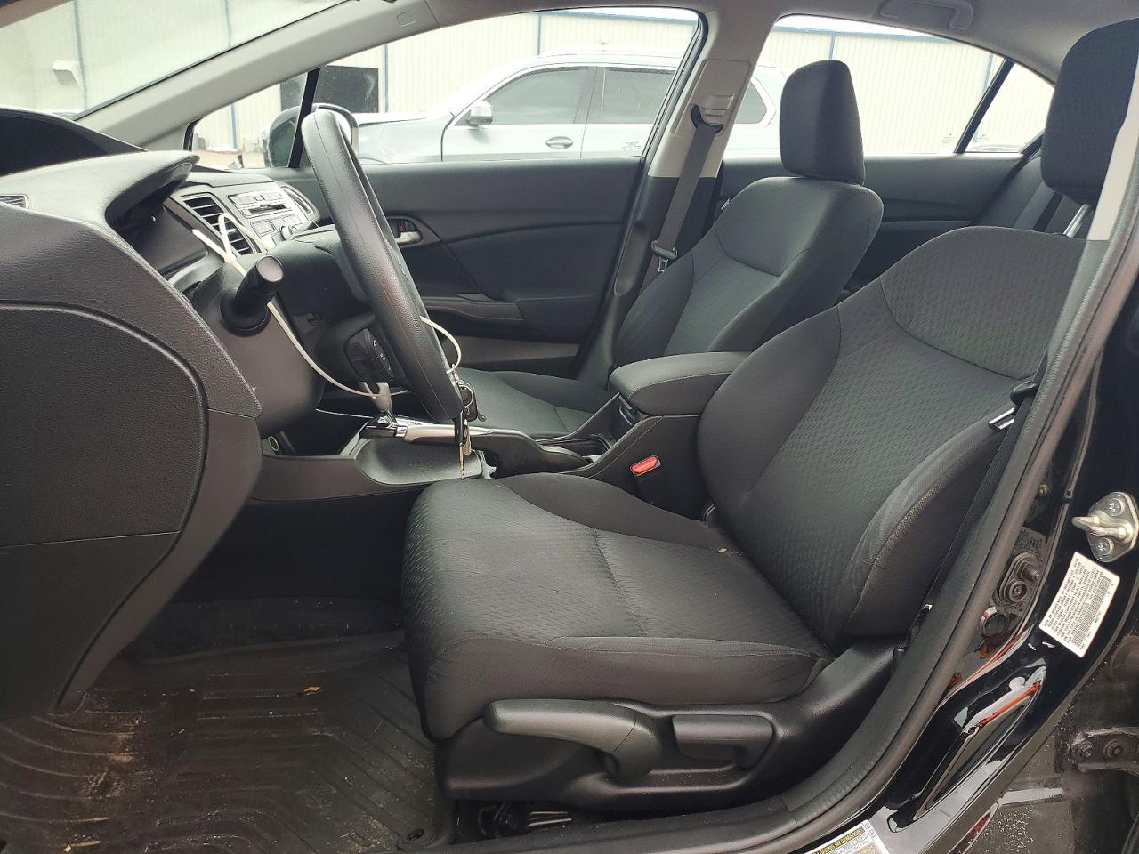 2015 Honda Civic Lx Black vin: 19XFB2F52FE037795