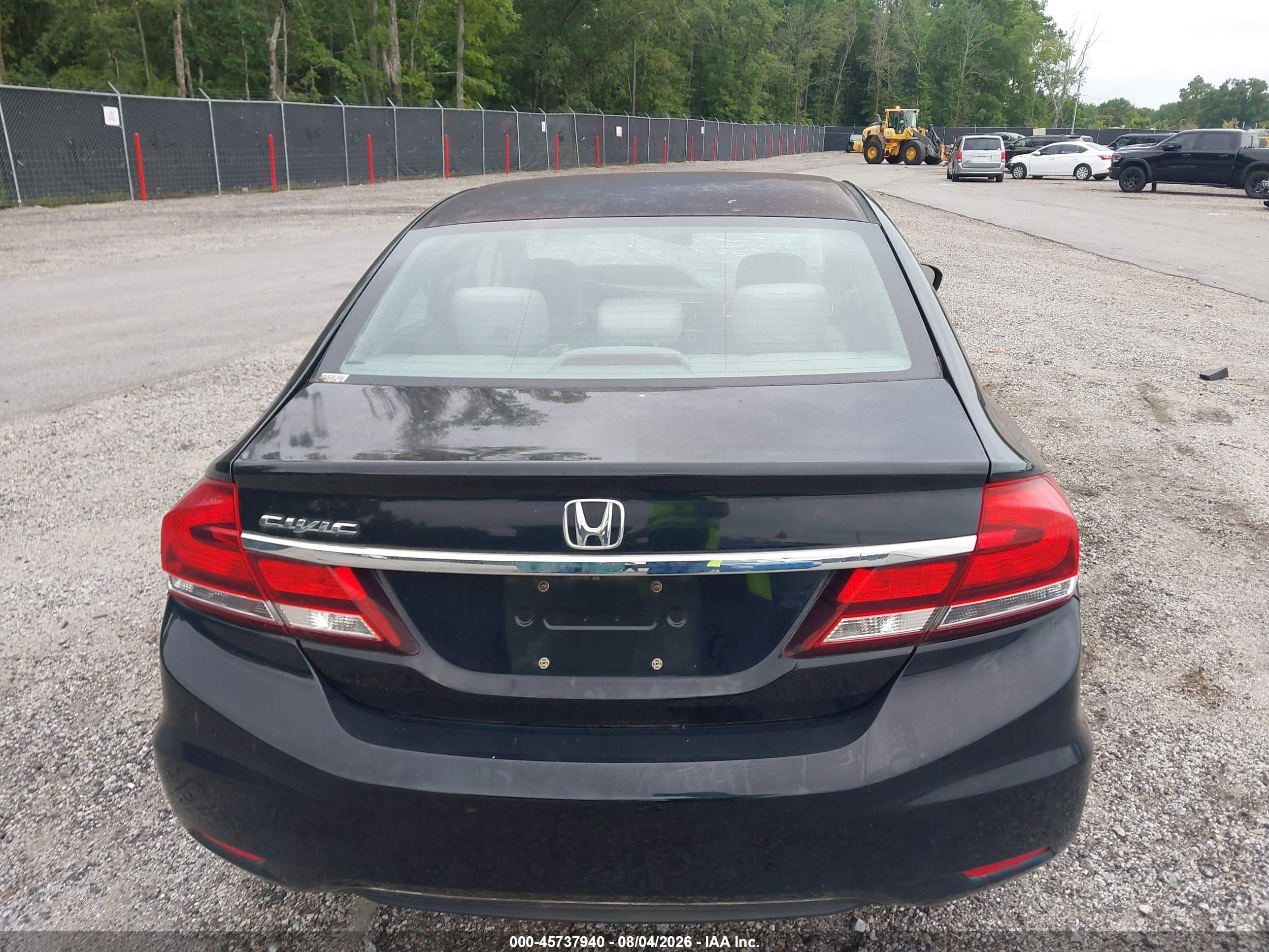 2015 Honda Civic Lx Black vin: 19XFB2F52FE041457