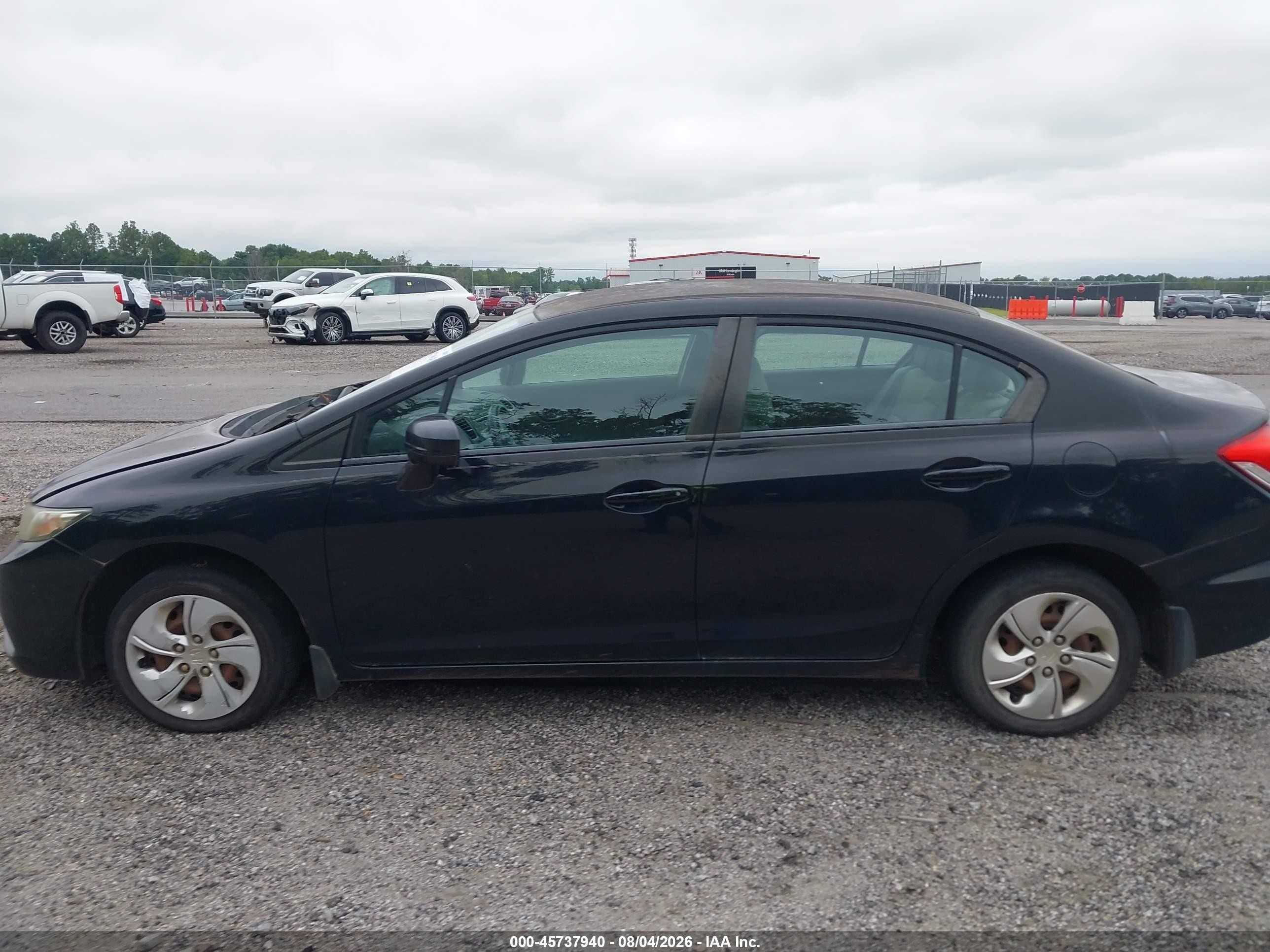 2015 Honda Civic Lx Black vin: 19XFB2F52FE041457