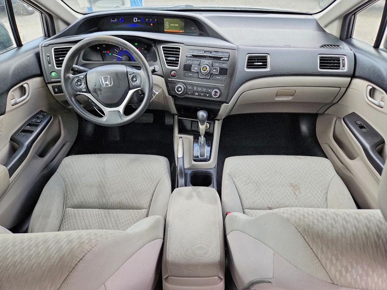 2015 Honda Civic Lx Gray vin: 19XFB2F52FE042639