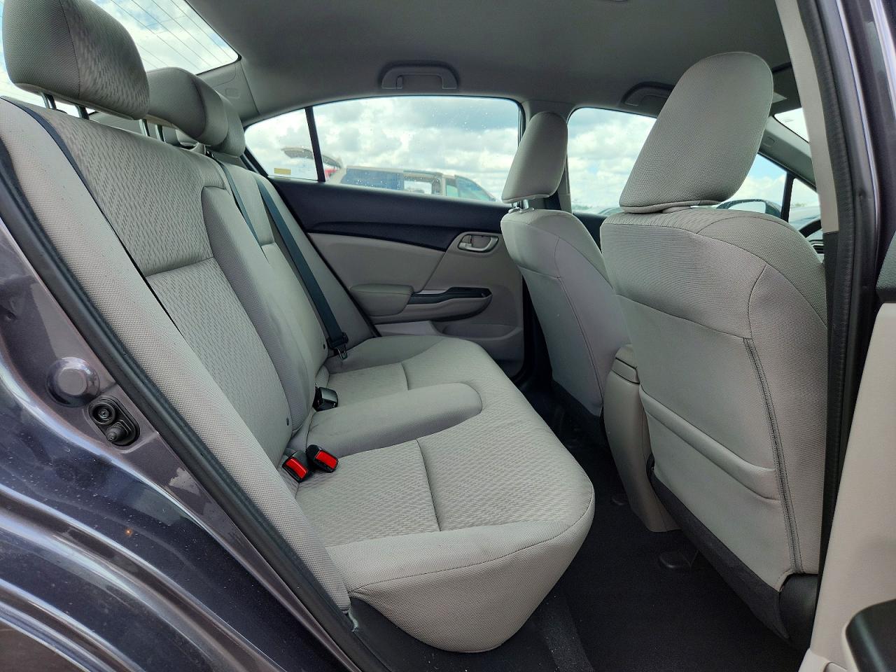 2015 Honda Civic Lx Gray vin: 19XFB2F52FE042639