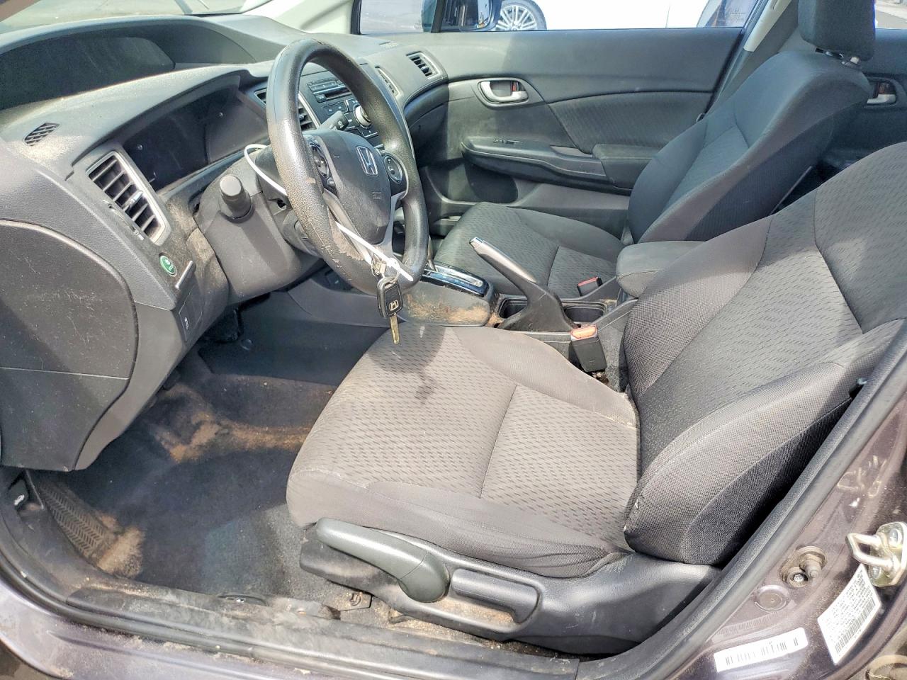 2015 Honda Civic Lx Gray vin: 19XFB2F52FE043063