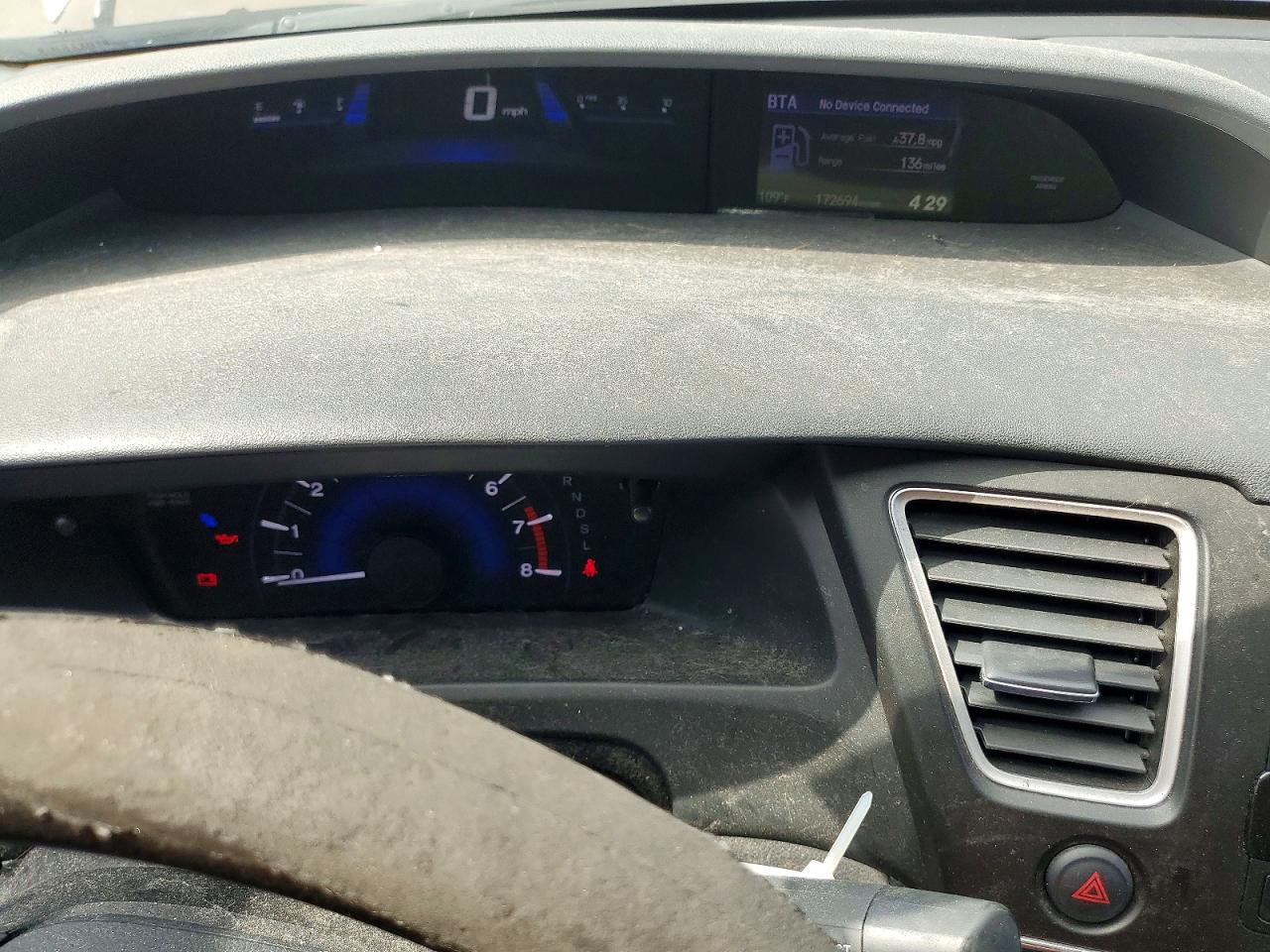 2015 Honda Civic Lx Gray vin: 19XFB2F52FE043063
