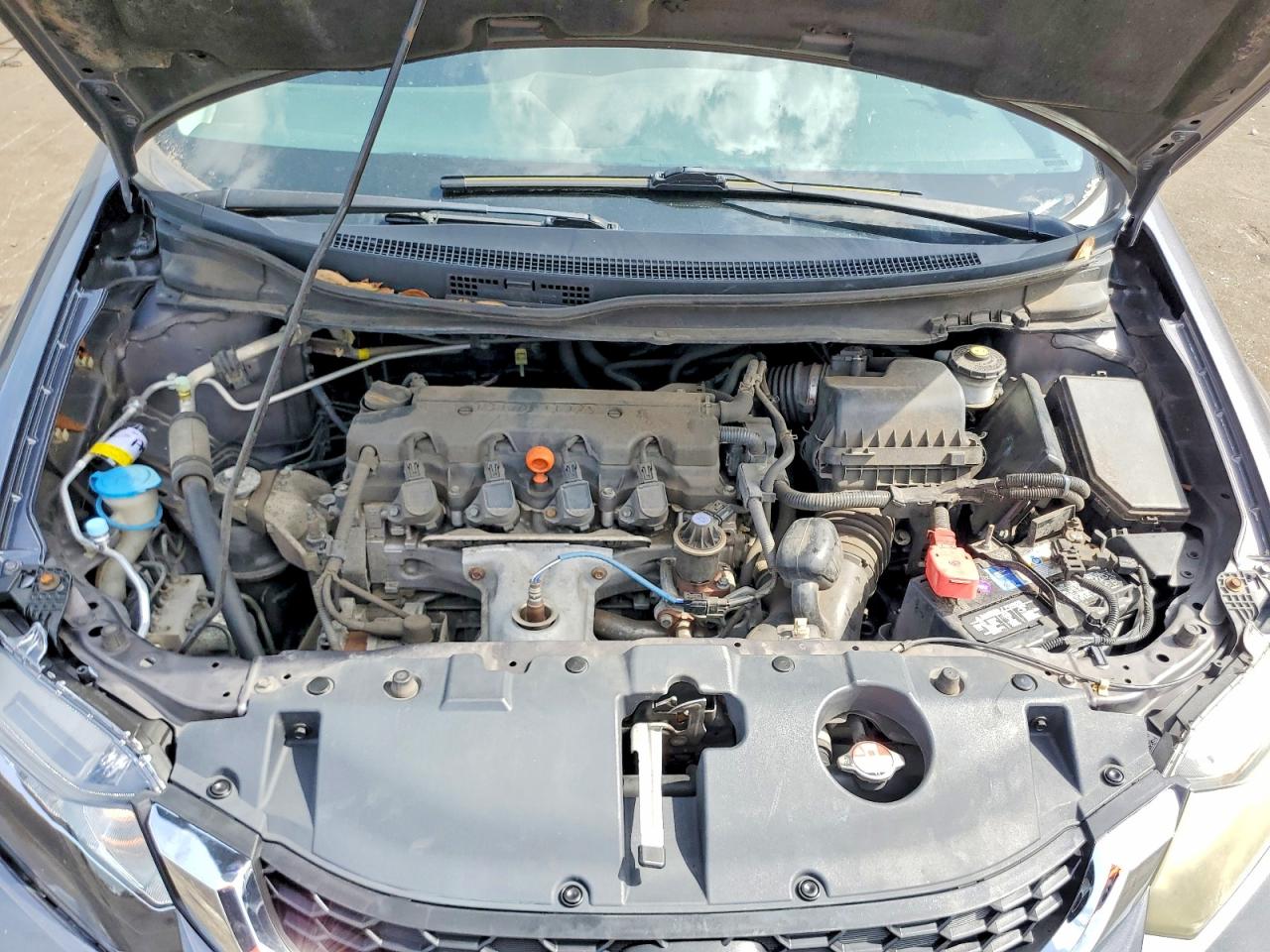 2015 Honda Civic Lx Gray vin: 19XFB2F52FE043063