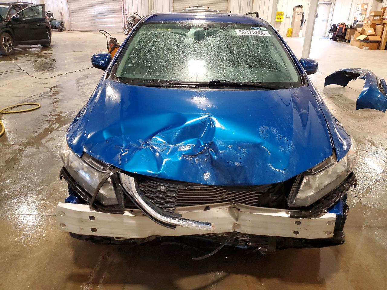 2015 Honda Civic Lx Blue vin: 19XFB2F52FE072269