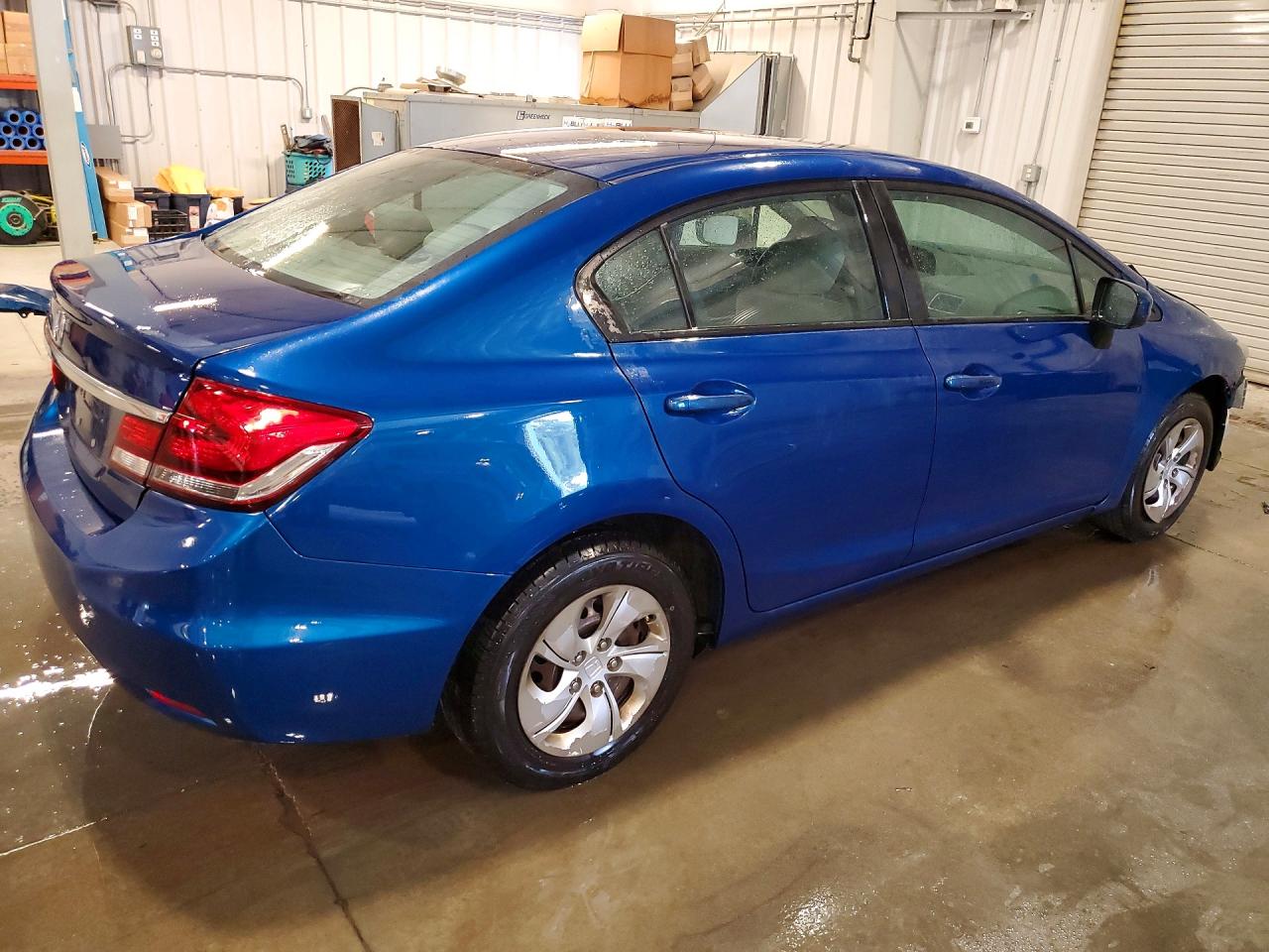 2015 Honda Civic Lx Blue vin: 19XFB2F52FE072269