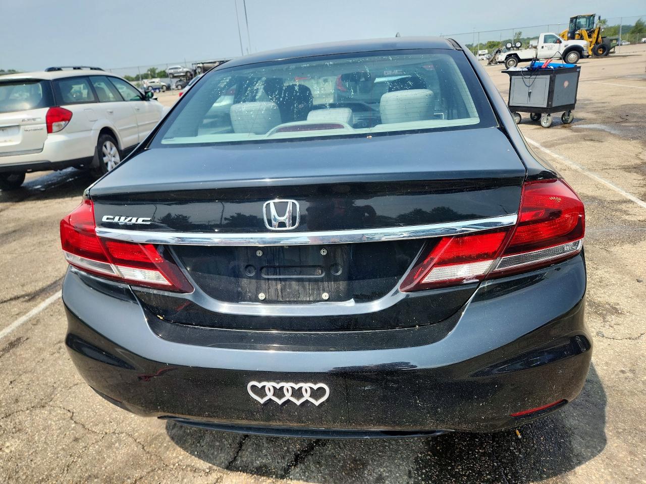 2015 Honda Civic Lx Black vin: 19XFB2F52FE079903