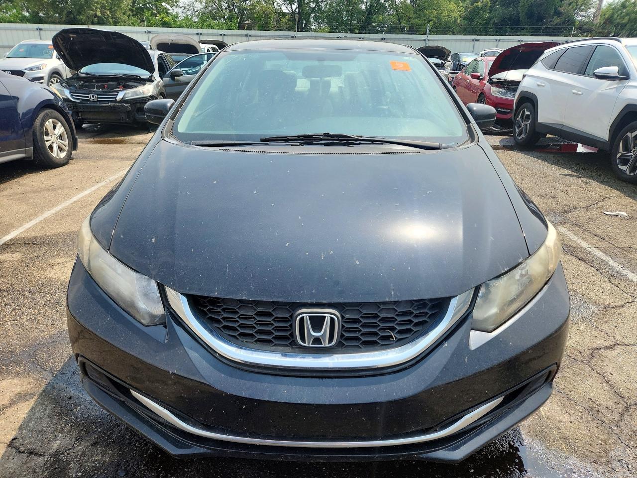 2015 Honda Civic Lx Black vin: 19XFB2F52FE079903