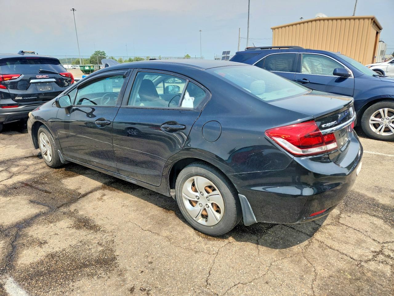 2015 Honda Civic Lx Black vin: 19XFB2F52FE079903