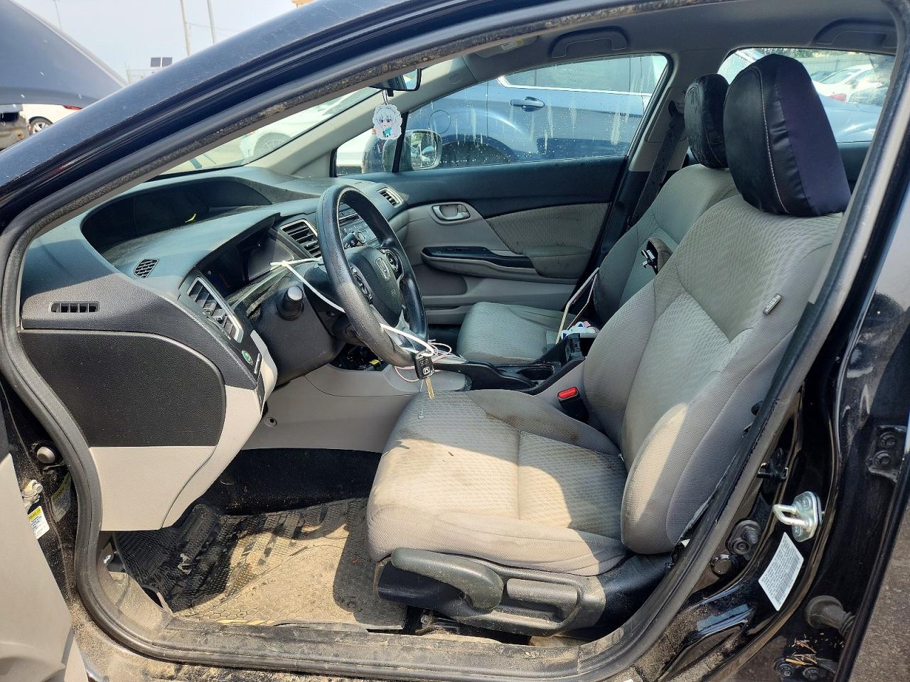2015 Honda Civic Lx Black vin: 19XFB2F52FE079903