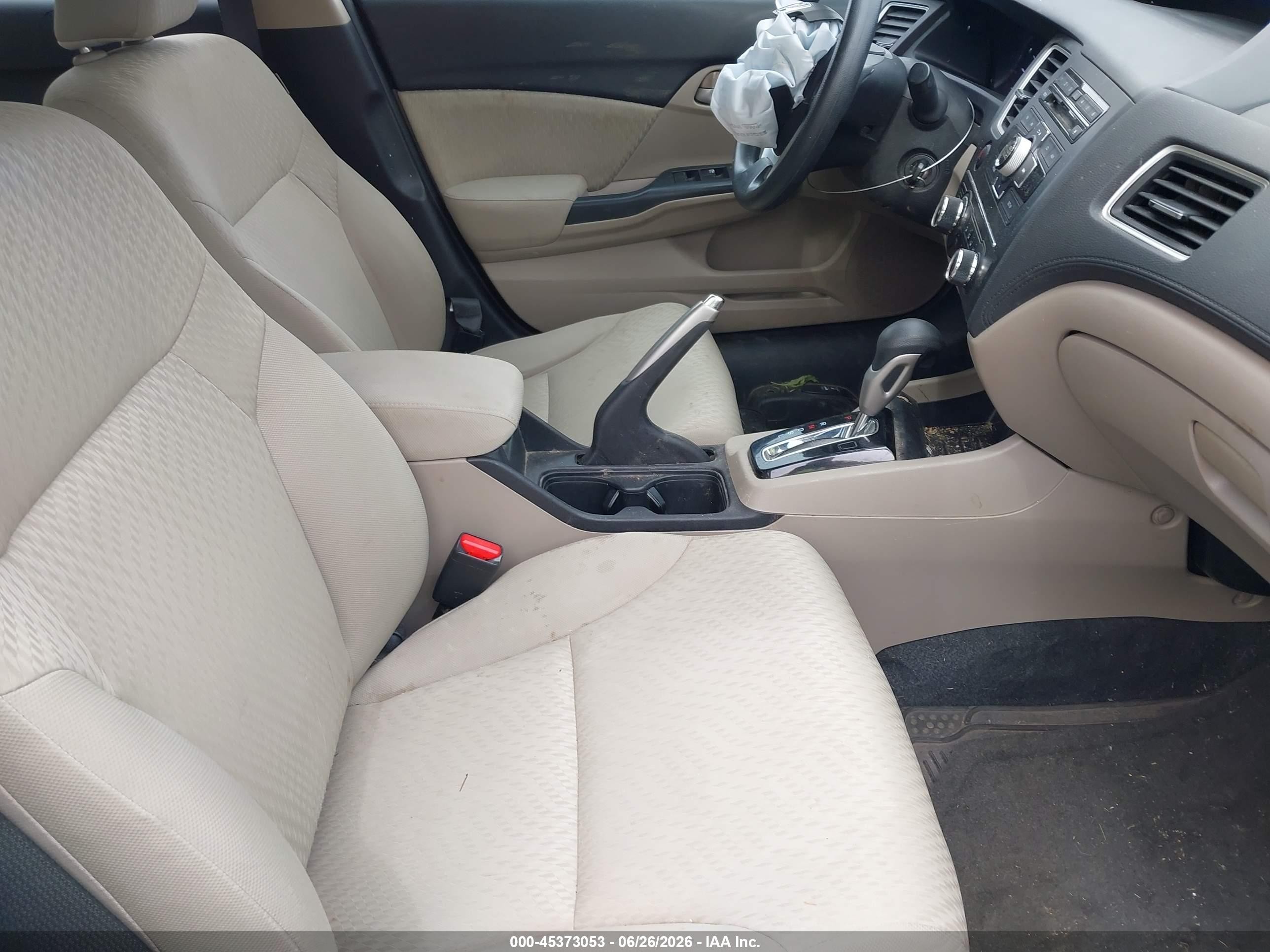 2015 Honda Civic Lx Gray vin: 19XFB2F52FE084020