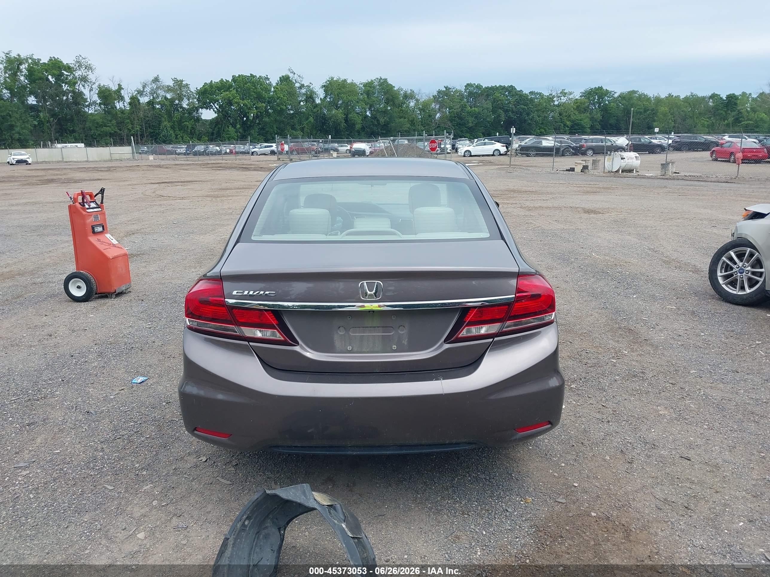 2015 Honda Civic Lx Gray vin: 19XFB2F52FE084020