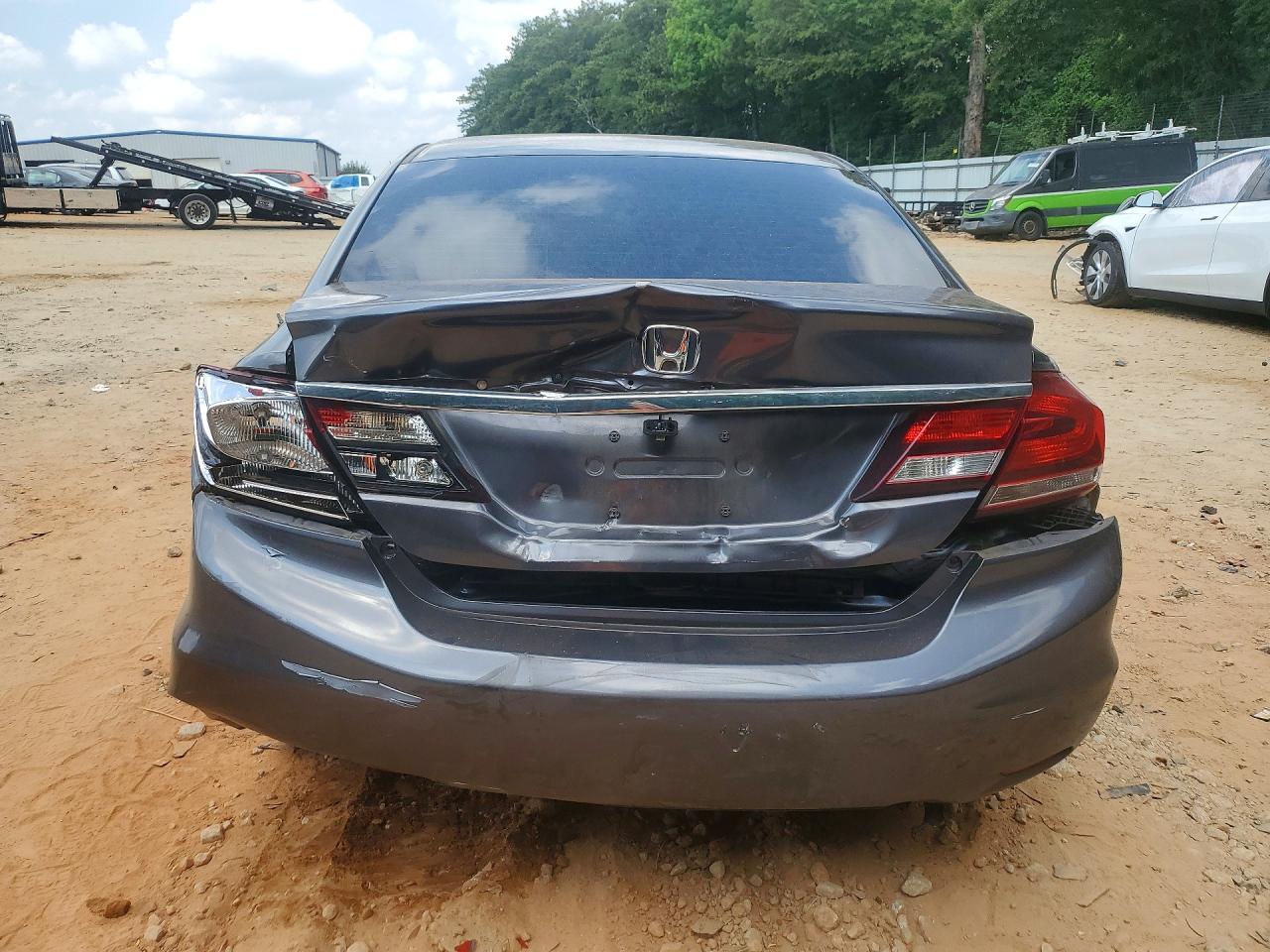 2015 Honda Civic Lx Gray vin: 19XFB2F52FE091405