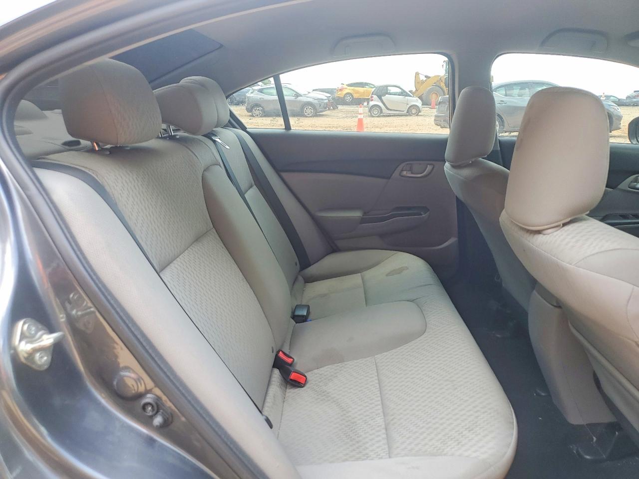 2015 Honda Civic Lx Gray vin: 19XFB2F52FE091405