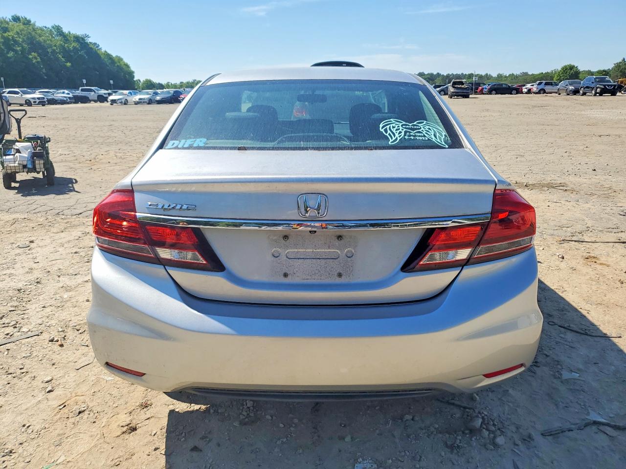 2015 Honda Civic Lx Silver vin: 19XFB2F52FE096250
