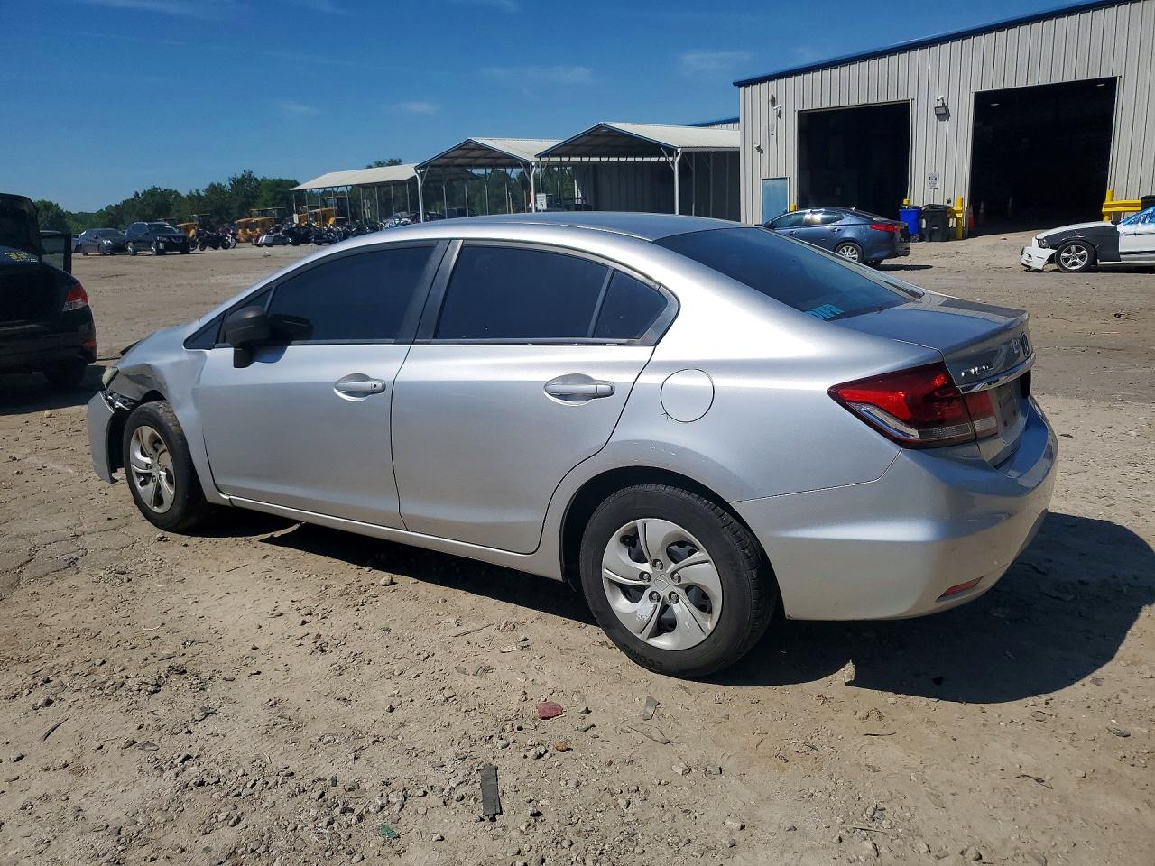 2015 Honda Civic Lx Silver vin: 19XFB2F52FE096250