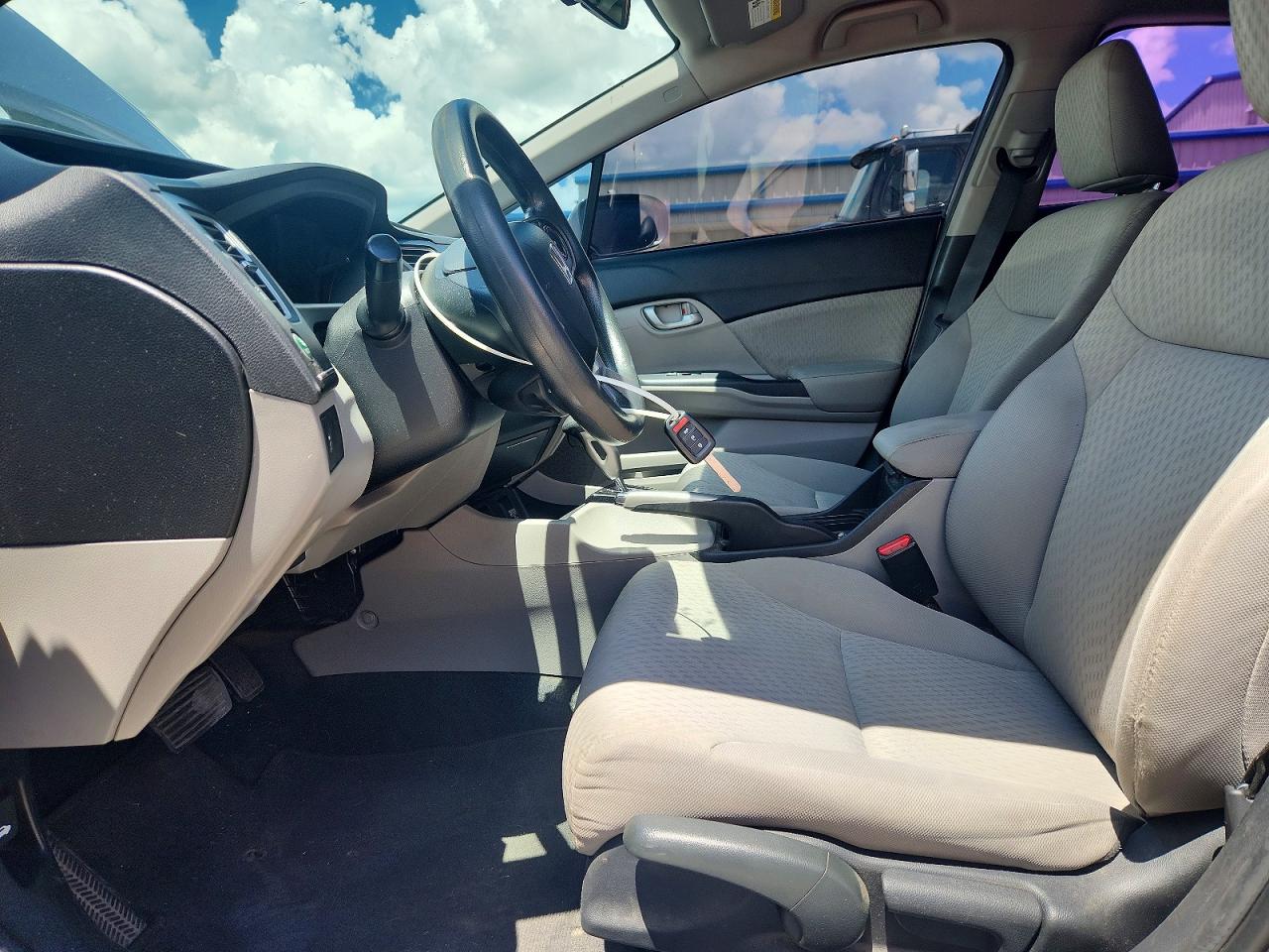 2015 Honda Civic Lx Gray vin: 19XFB2F52FE102547