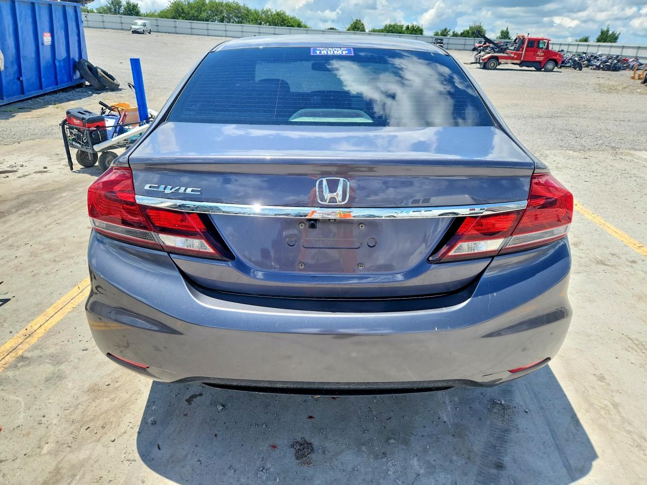 2015 Honda Civic Lx Gray vin: 19XFB2F52FE102547