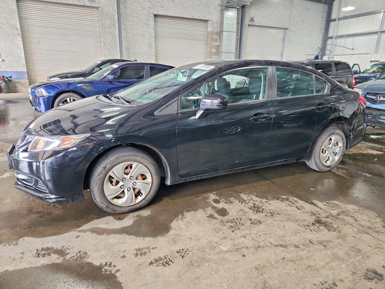 2015 Honda Civic Lx Black vin: 19XFB2F52FE107134