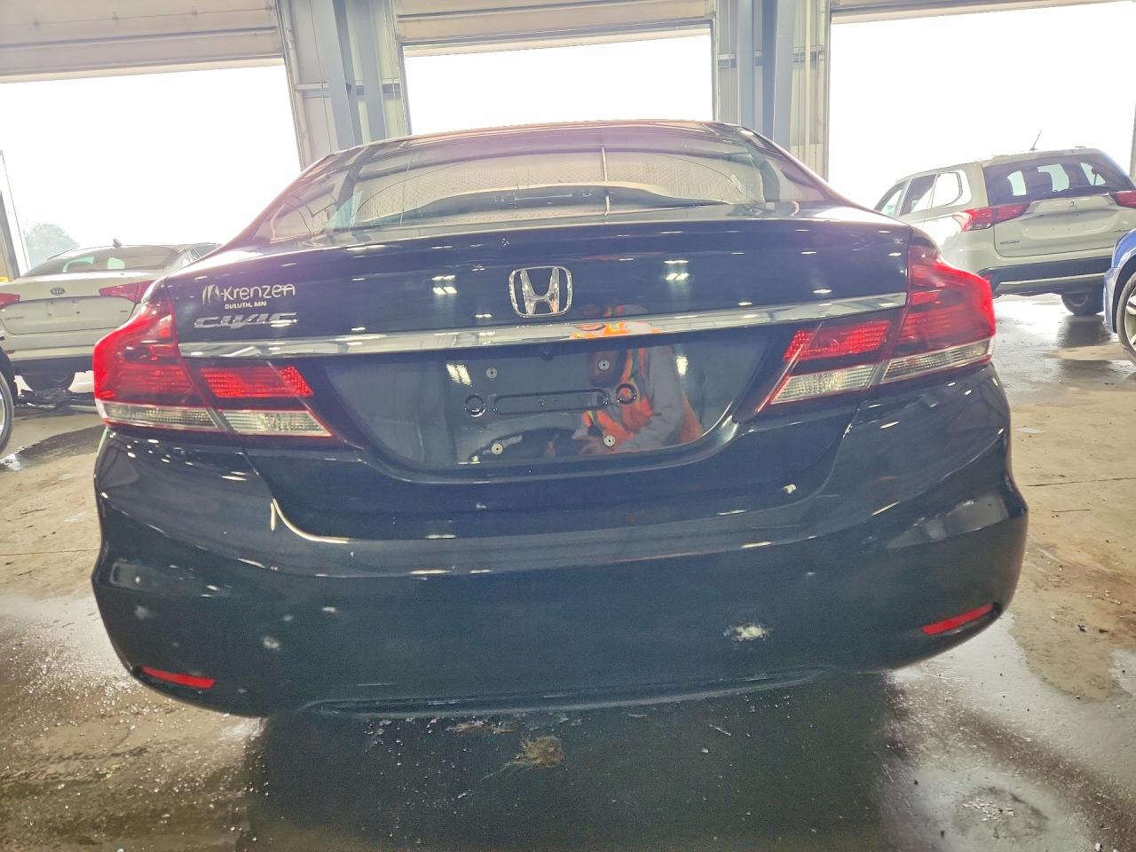 2015 Honda Civic Lx Black vin: 19XFB2F52FE107134